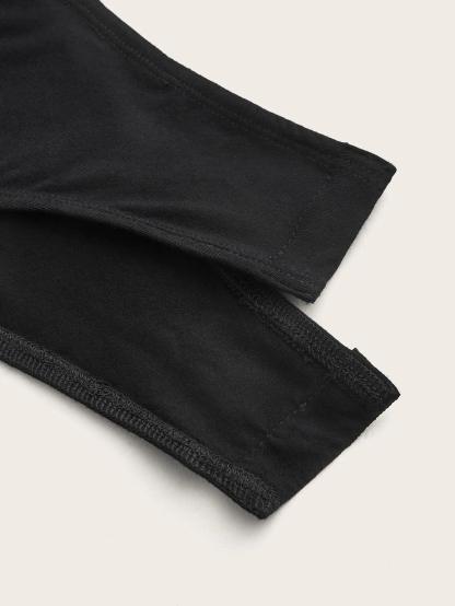 Scoop Neck Cut Out Bodysuit-Comfy Jumpsuits
