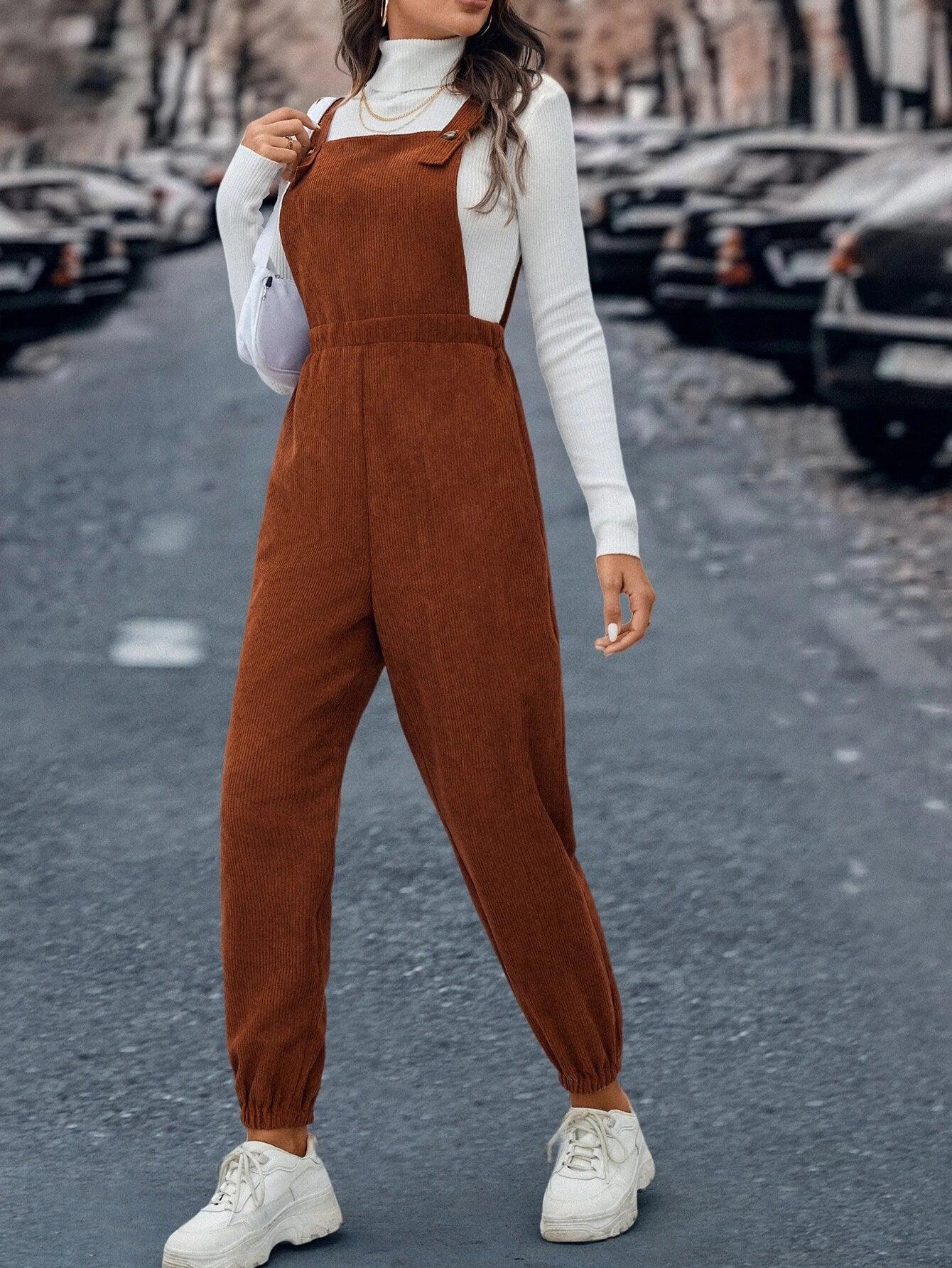 Solid Coloured Sleeveless Long Jumpsuit-Comfy Jumpsuits