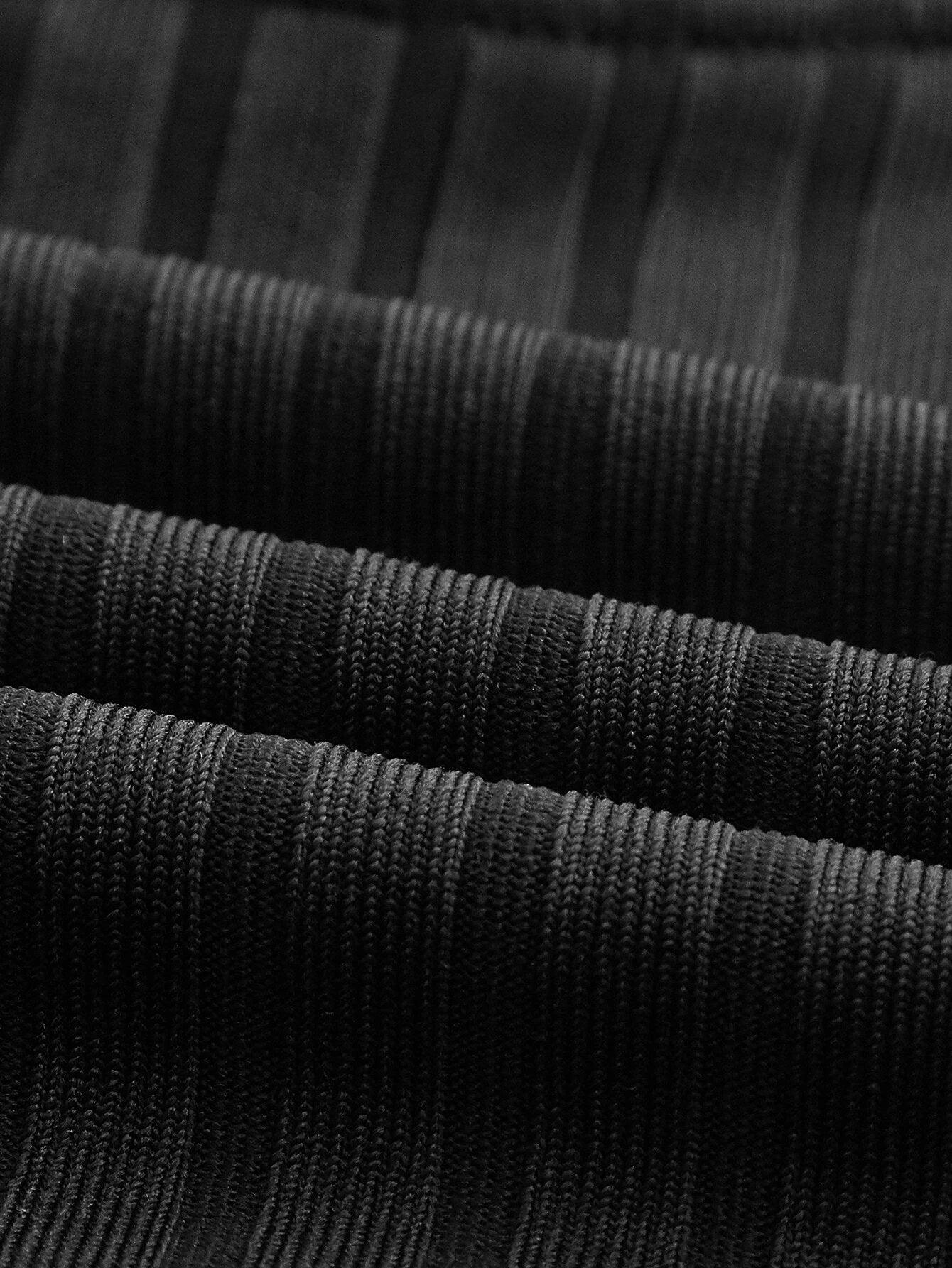 Solid Plain Long Sleeve Bodysuit-Comfy Jumpsuits