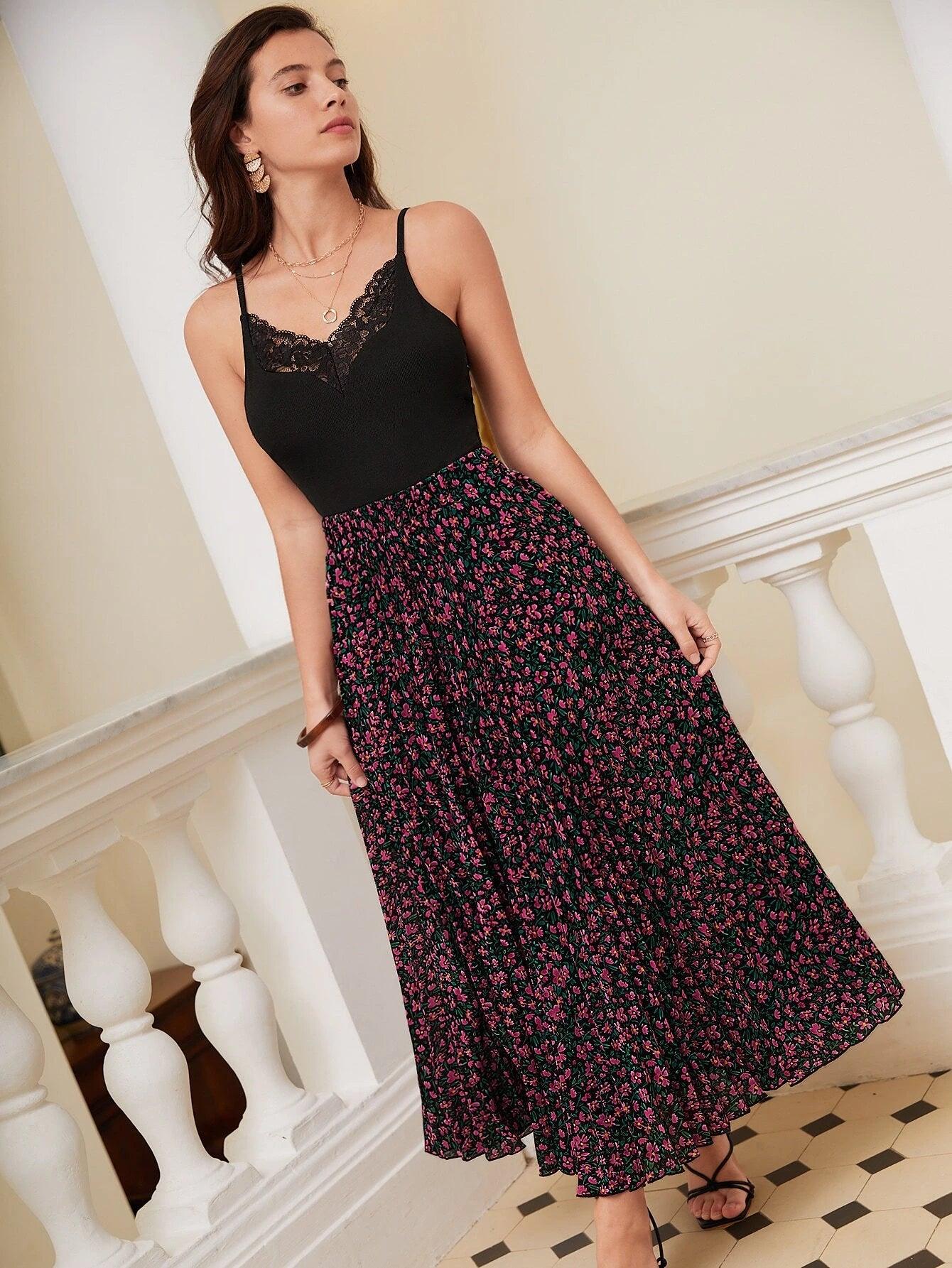 Lace Trim Sleeveless Strap Bodysuit-Comfy Jumpsuits