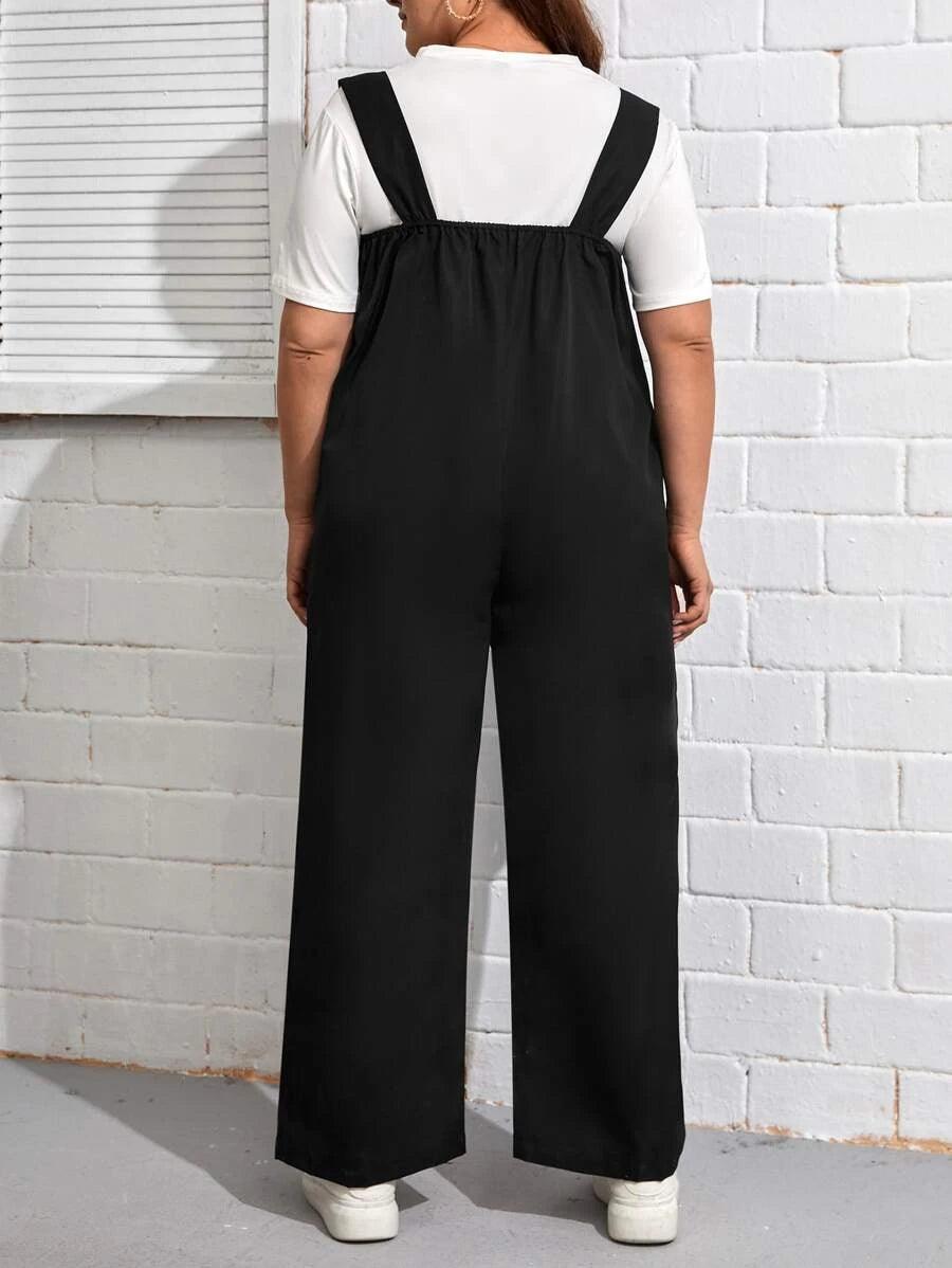 Wide Leg Overalls Without Tee-Comfy Jumpsuits