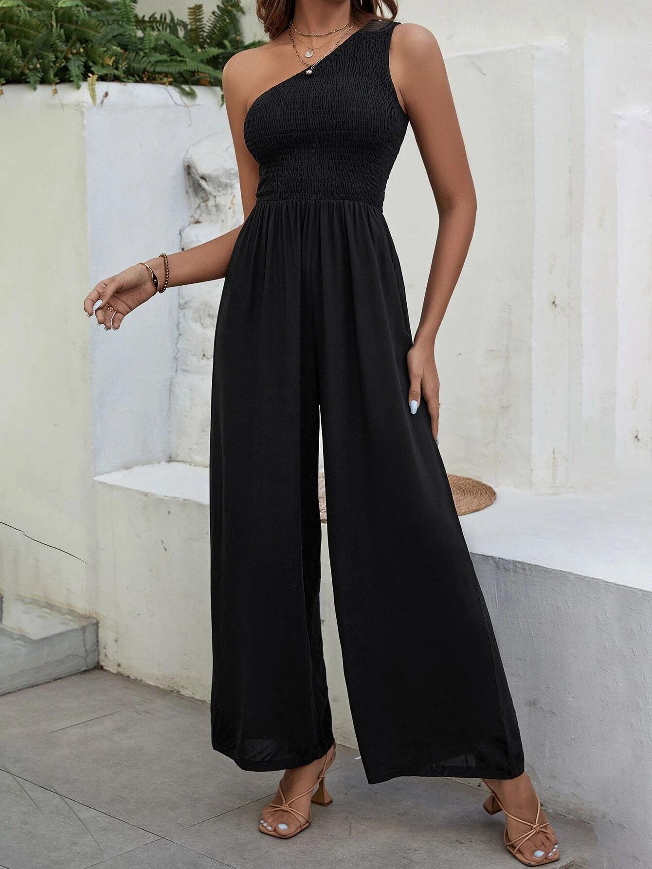 Regular Fit Long Length Jumpsuit-Comfy Jumpsuits