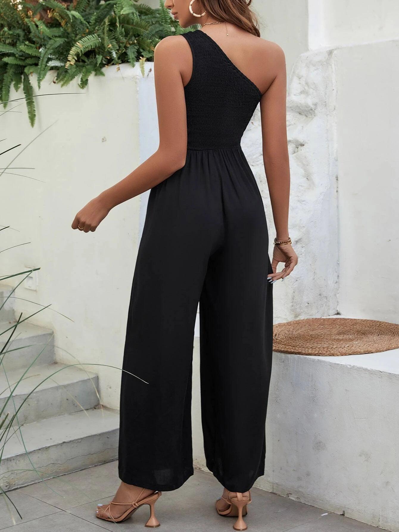 Regular Fit Long Length Jumpsuit-Comfy Jumpsuits