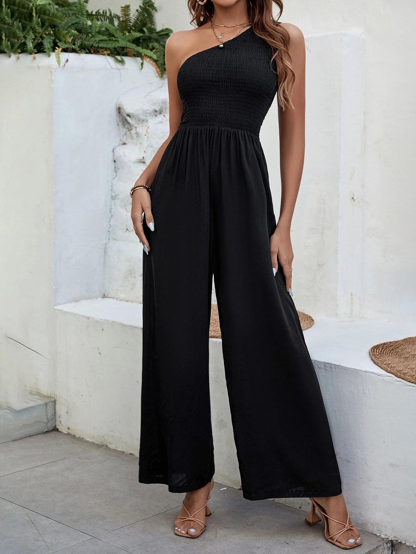 Regular Fit Long Length Jumpsuit-Comfy Jumpsuits