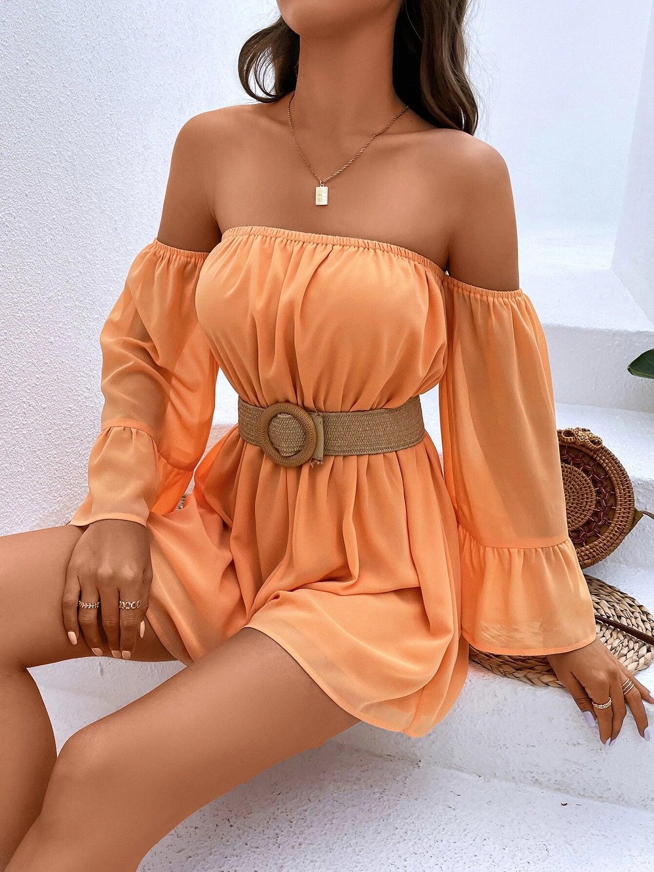Sleeve Romper Without Belt-Comfy Jumpsuits