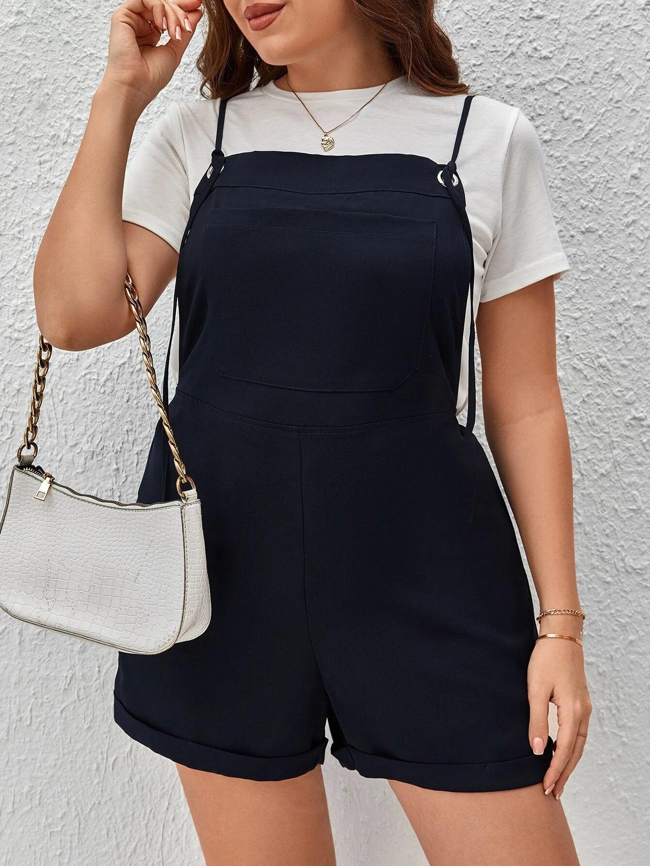 Overall Romper Without Tee-Comfy Jumpsuits