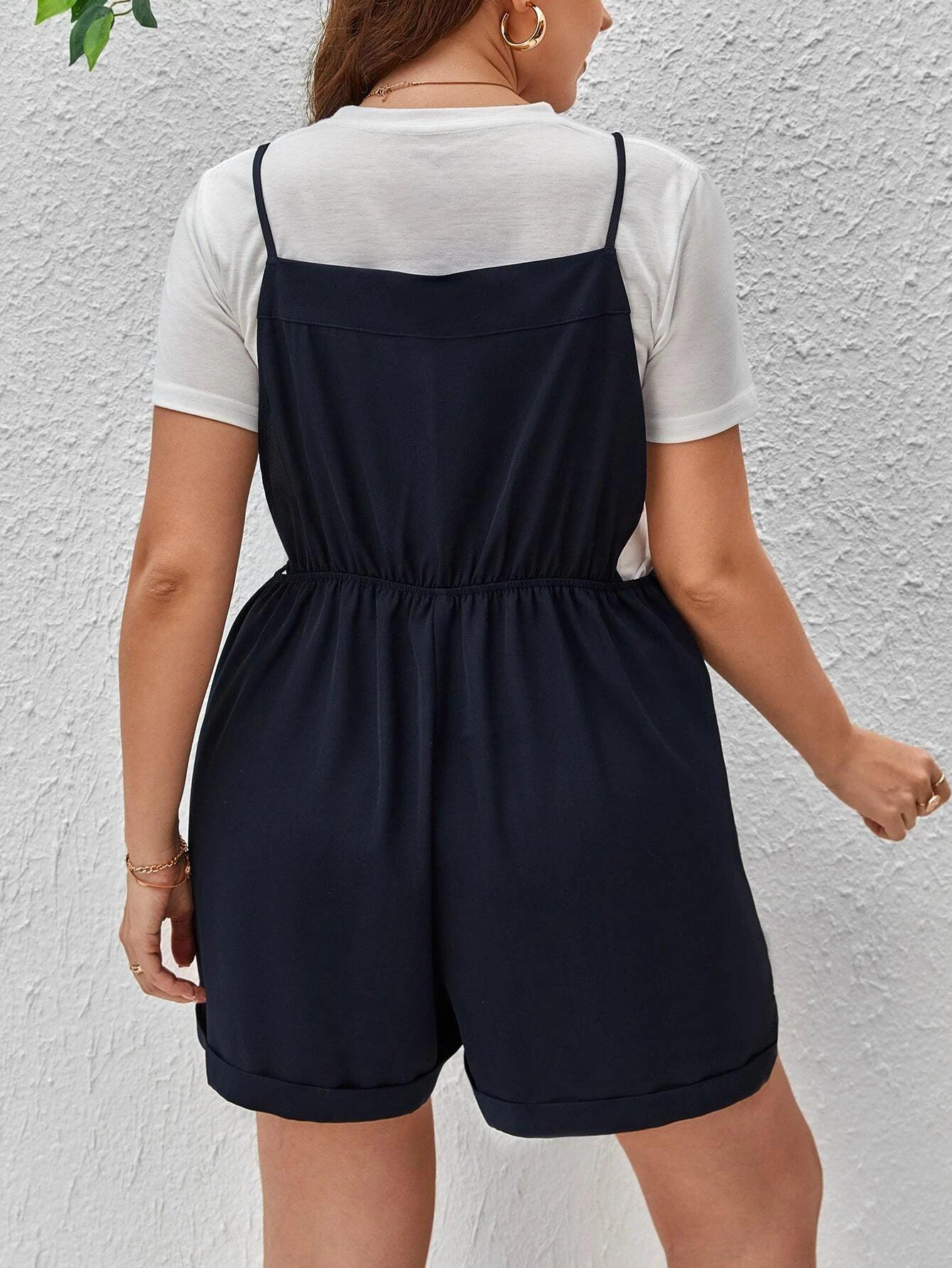 Overall Romper Without Tee-Comfy Jumpsuits