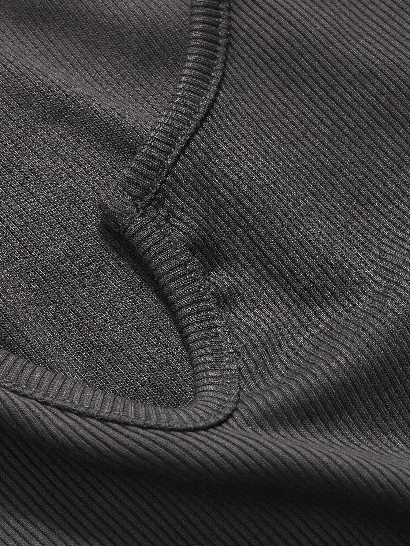 Notched Neck Slim Fit Bodysuit-Comfy Jumpsuits