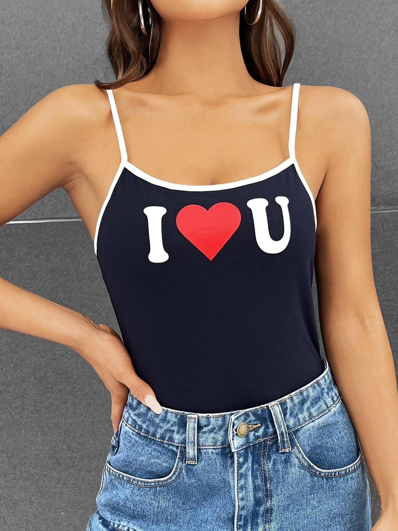 Slim Fit Contrast Binding Cami Bodysuit-Comfy Jumpsuits