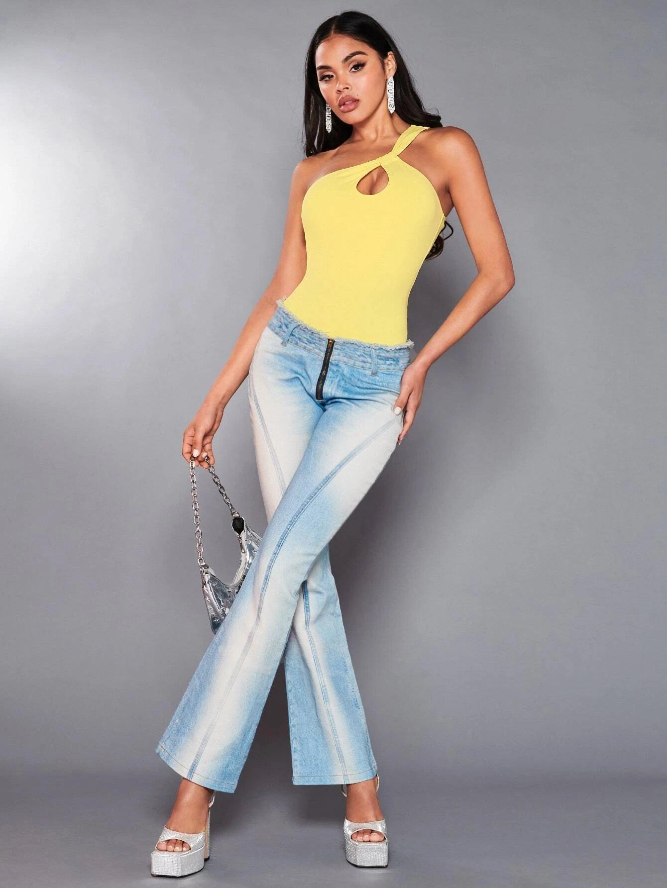 Casual Slim Fit Bodysuit-Comfy Jumpsuits