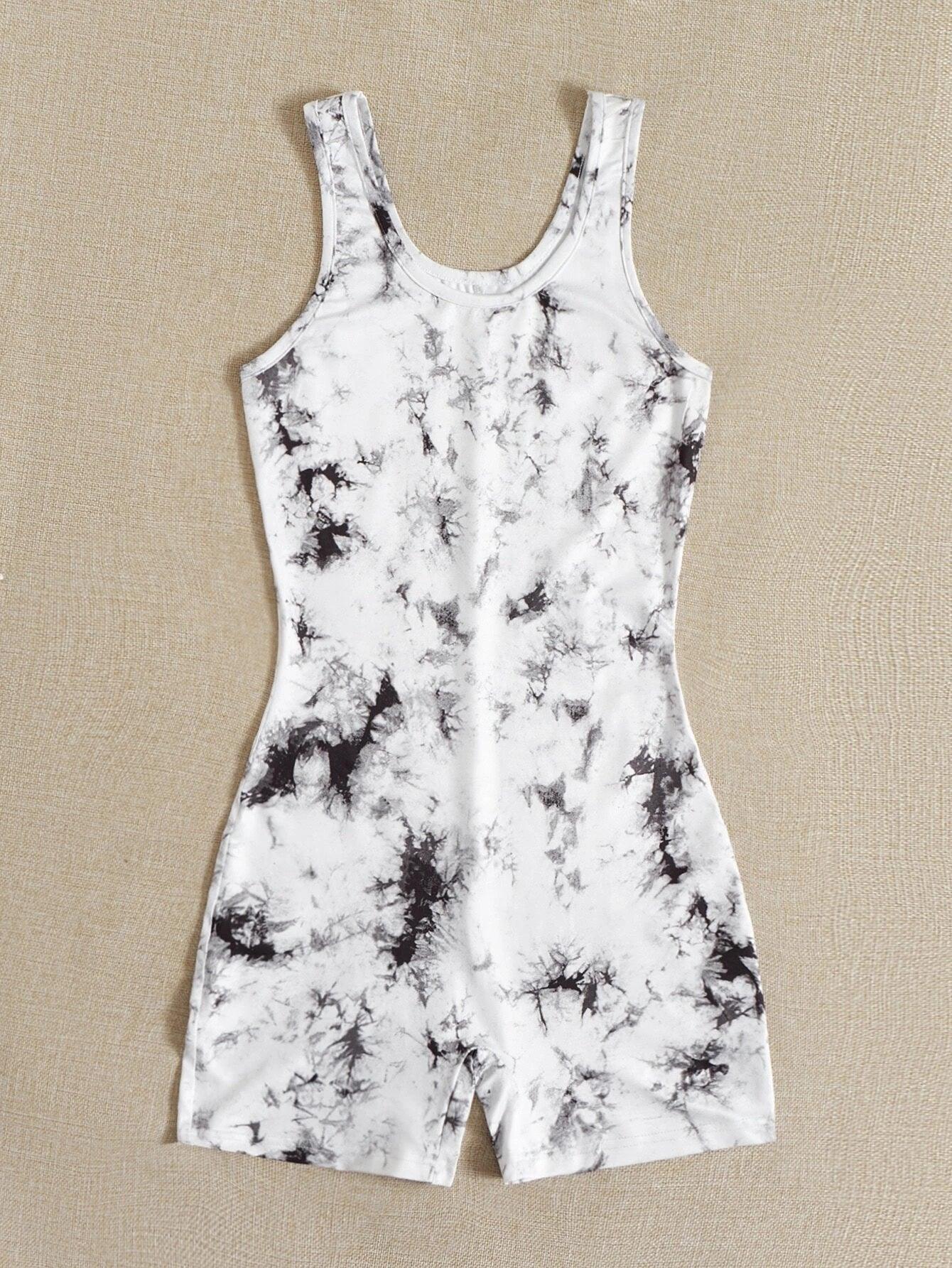 Tie Dye Unitard Romper-Comfy Jumpsuits