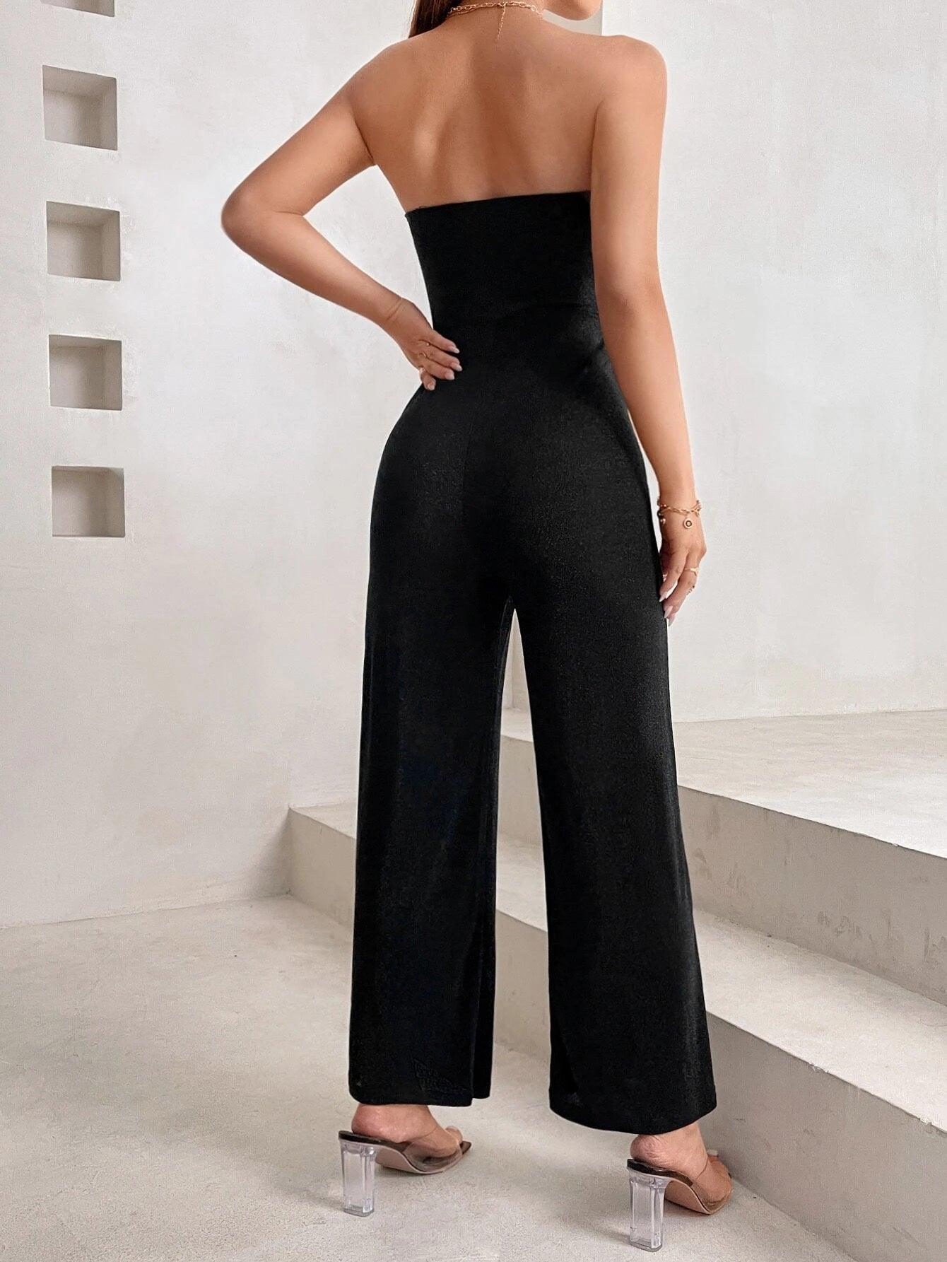 Sleeveless Tube Jumpsuit-Comfy Jumpsuits