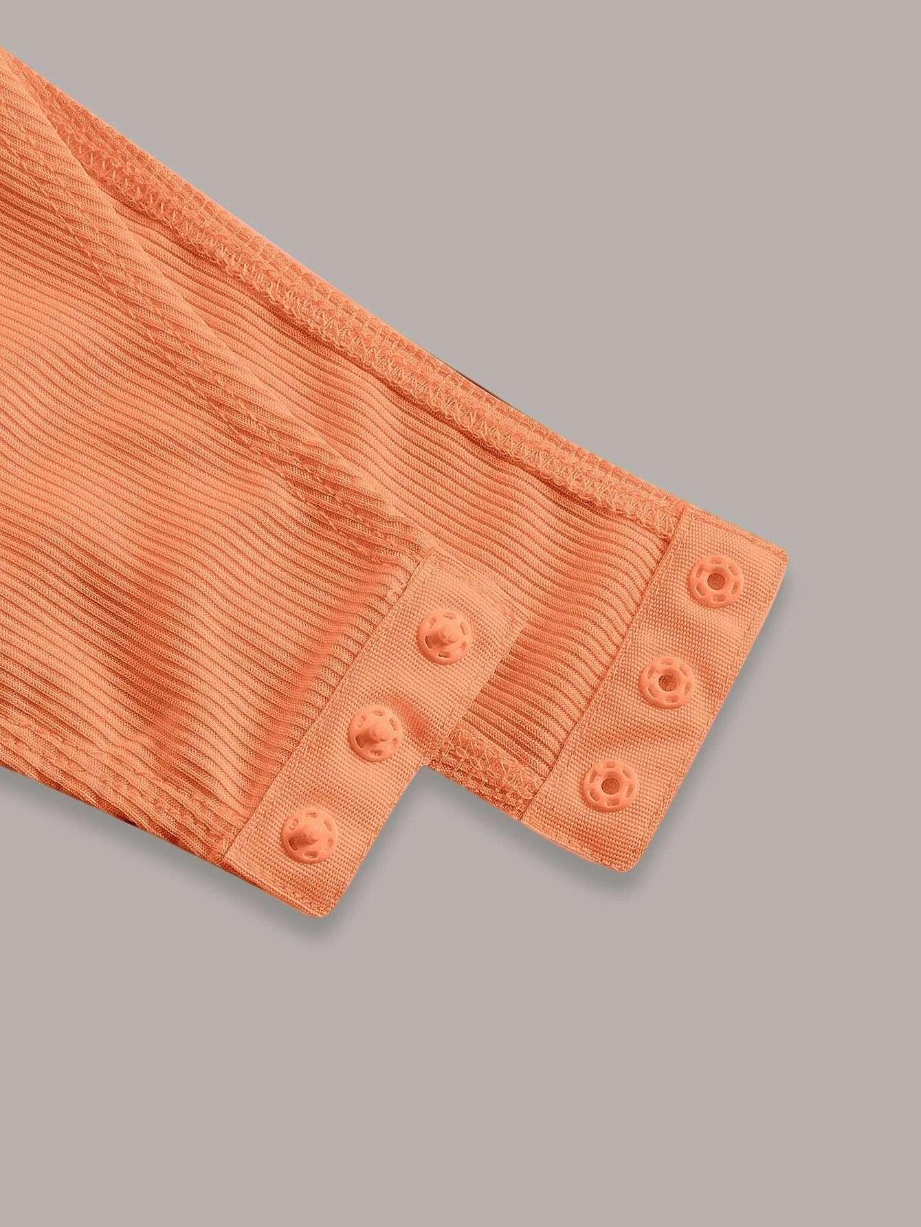 Solid Colored Slim Fit Bodysuit-Comfy Jumpsuits