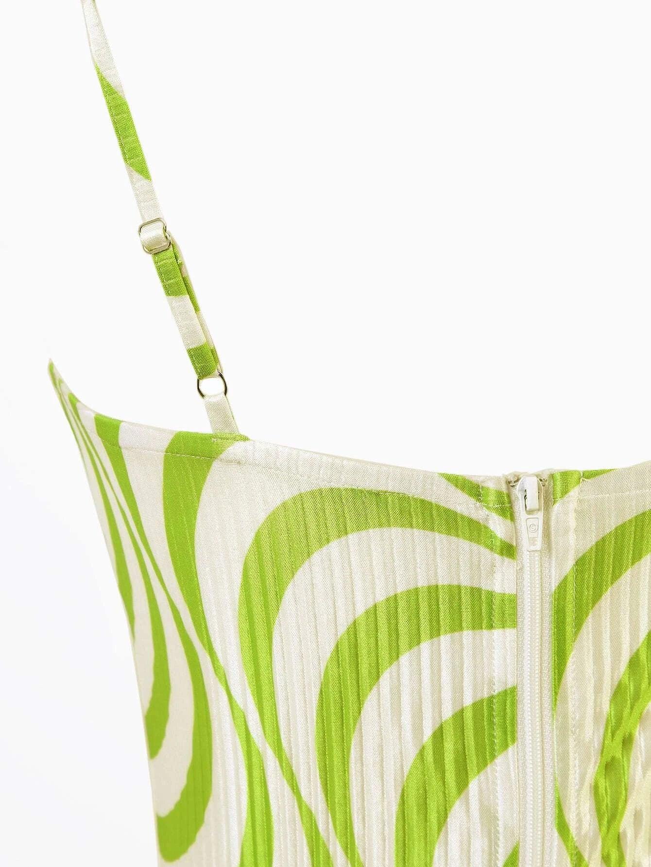 Striped Printed Cami Jumpsuit-Comfy Jumpsuits