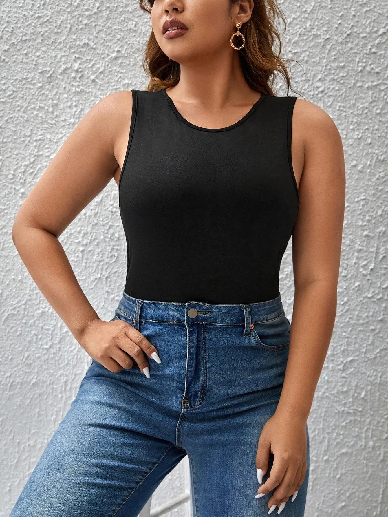 Tank Bodysuit-Comfy Jumpsuits