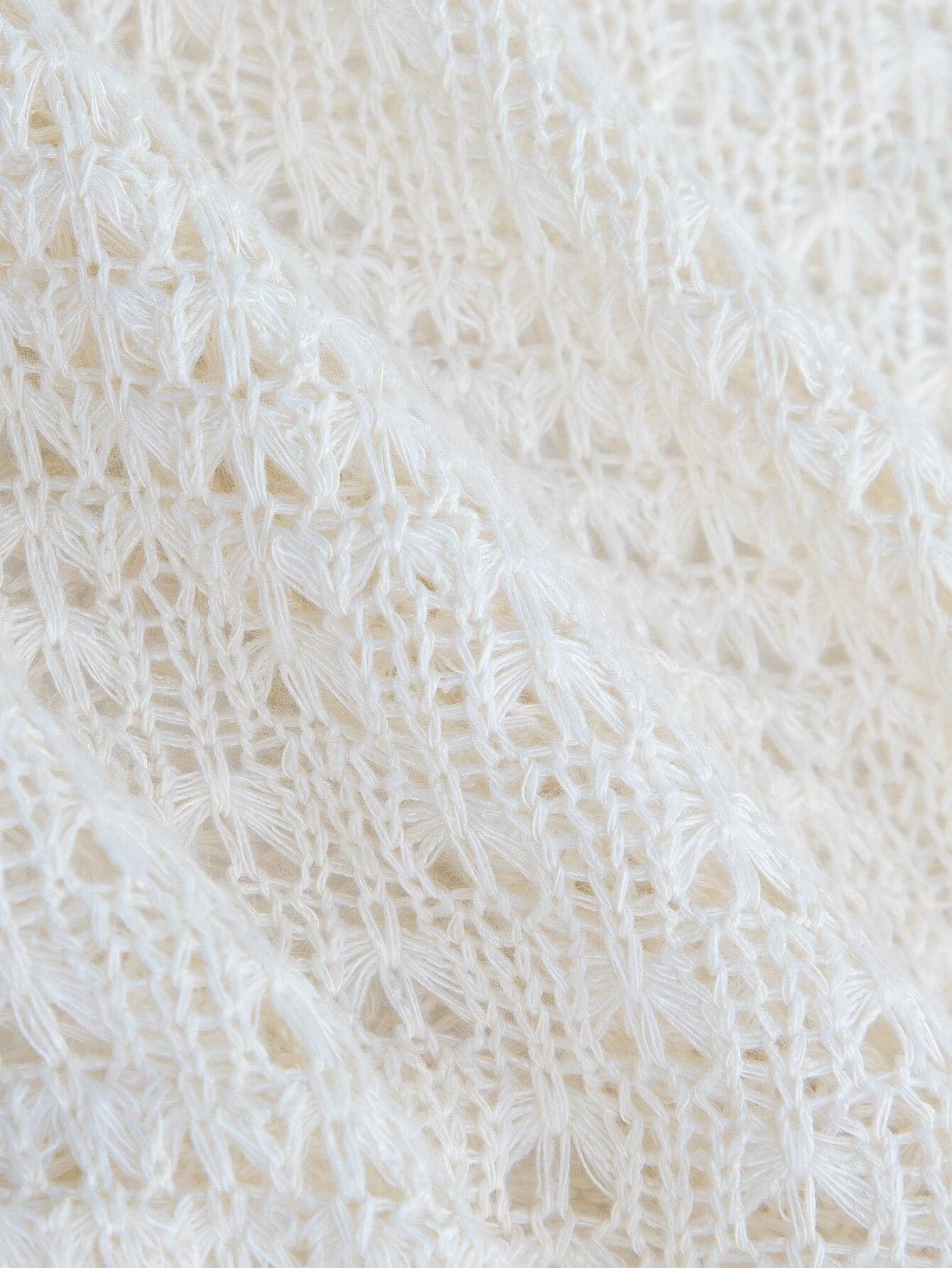 One Shoulder Knot Side Lace Trim Bodysuit-Comfy Jumpsuits