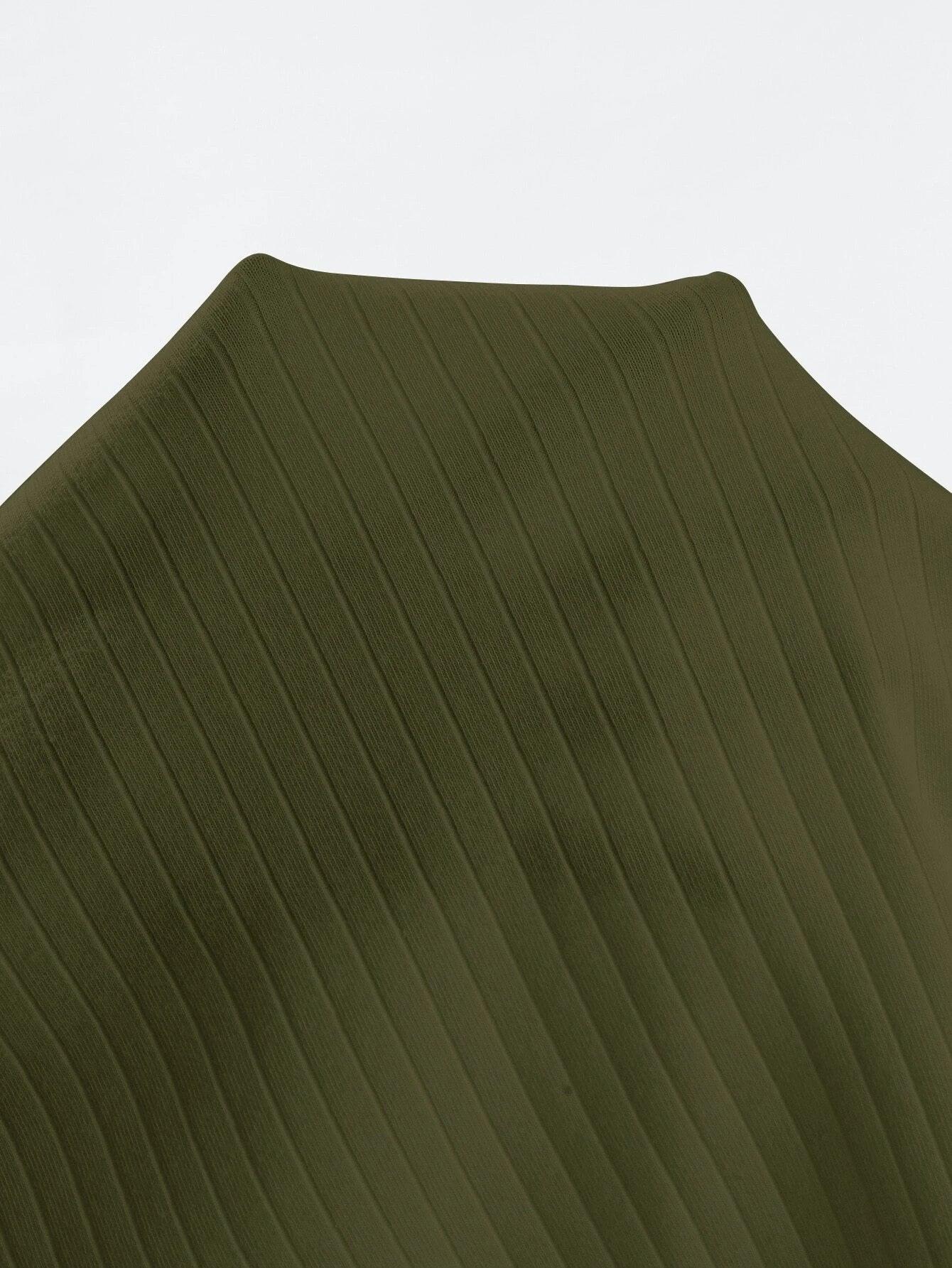 Lettuce Trim Ribbed Knit Bodysuit-Comfy Jumpsuits