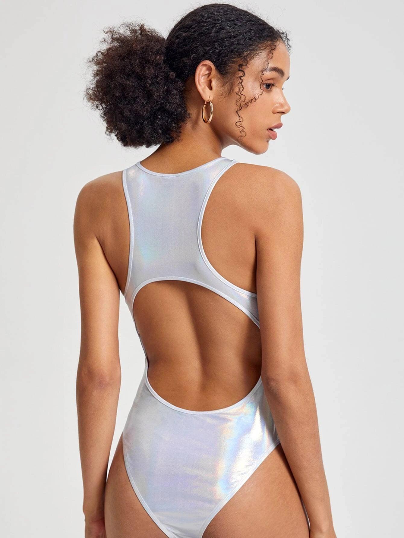 Sleeveless Round Neck Bodysuit-Comfy Jumpsuits