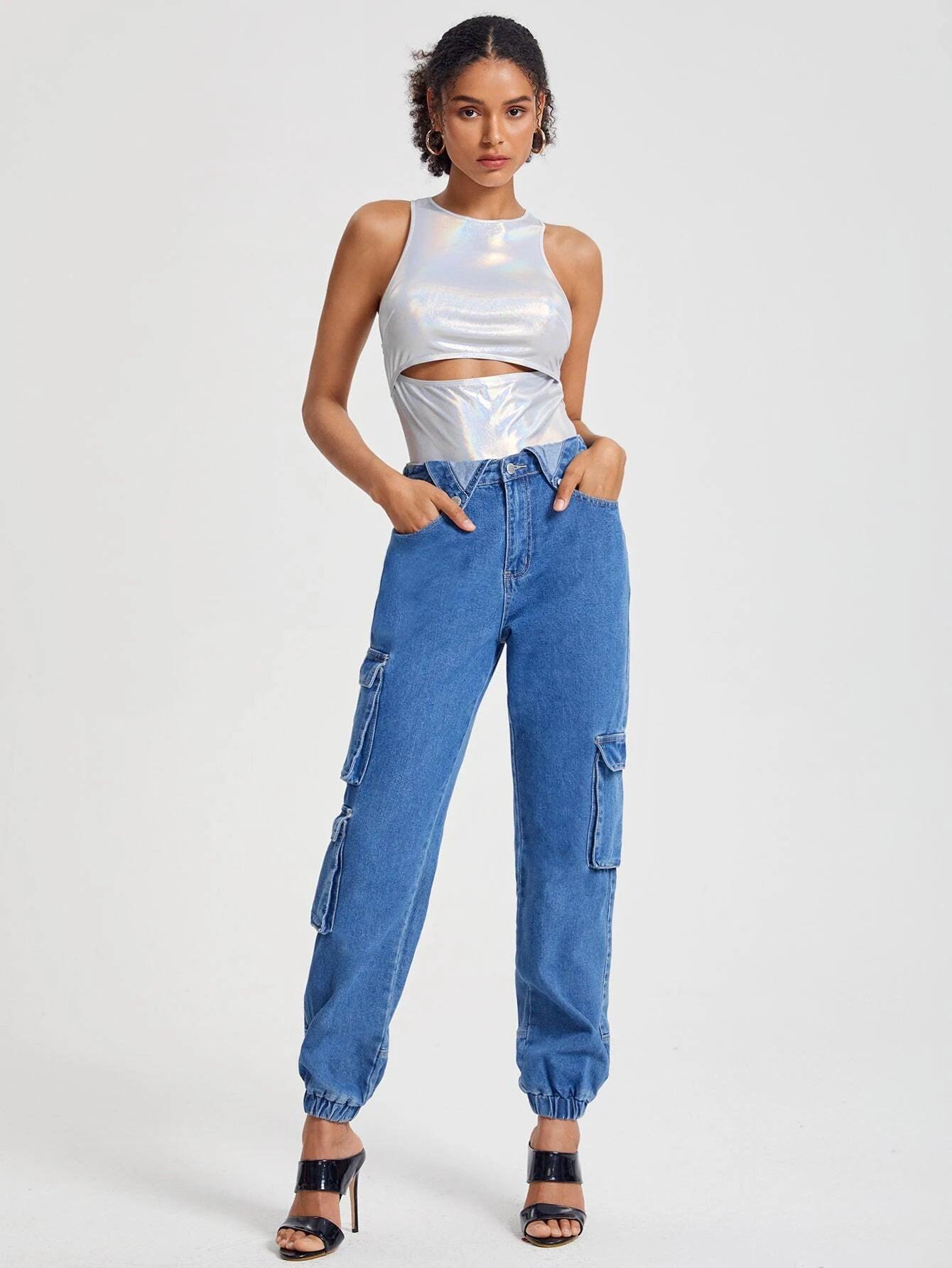 Sleeveless Round Neck Bodysuit-Comfy Jumpsuits