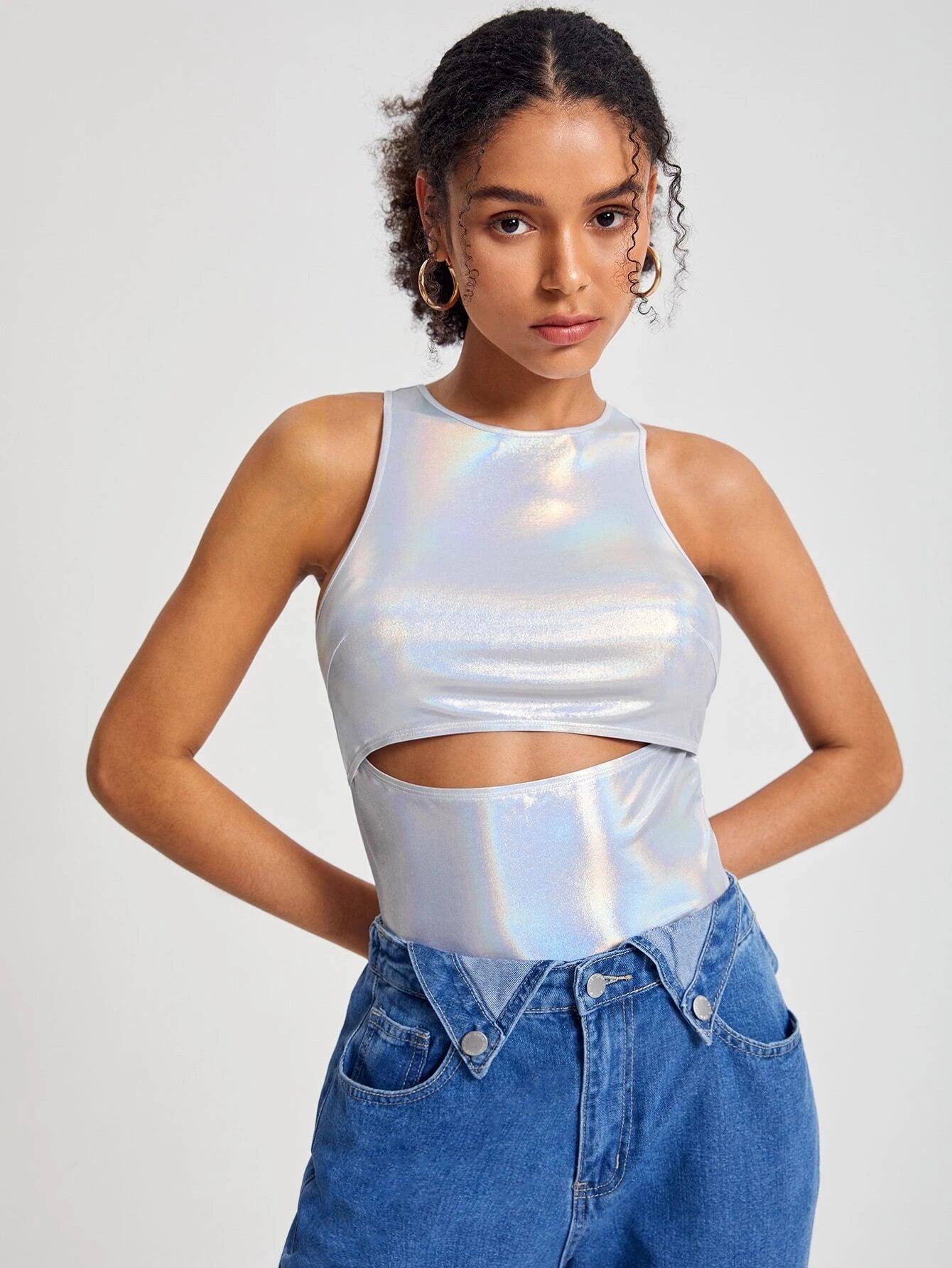 Sleeveless Round Neck Bodysuit-Comfy Jumpsuits