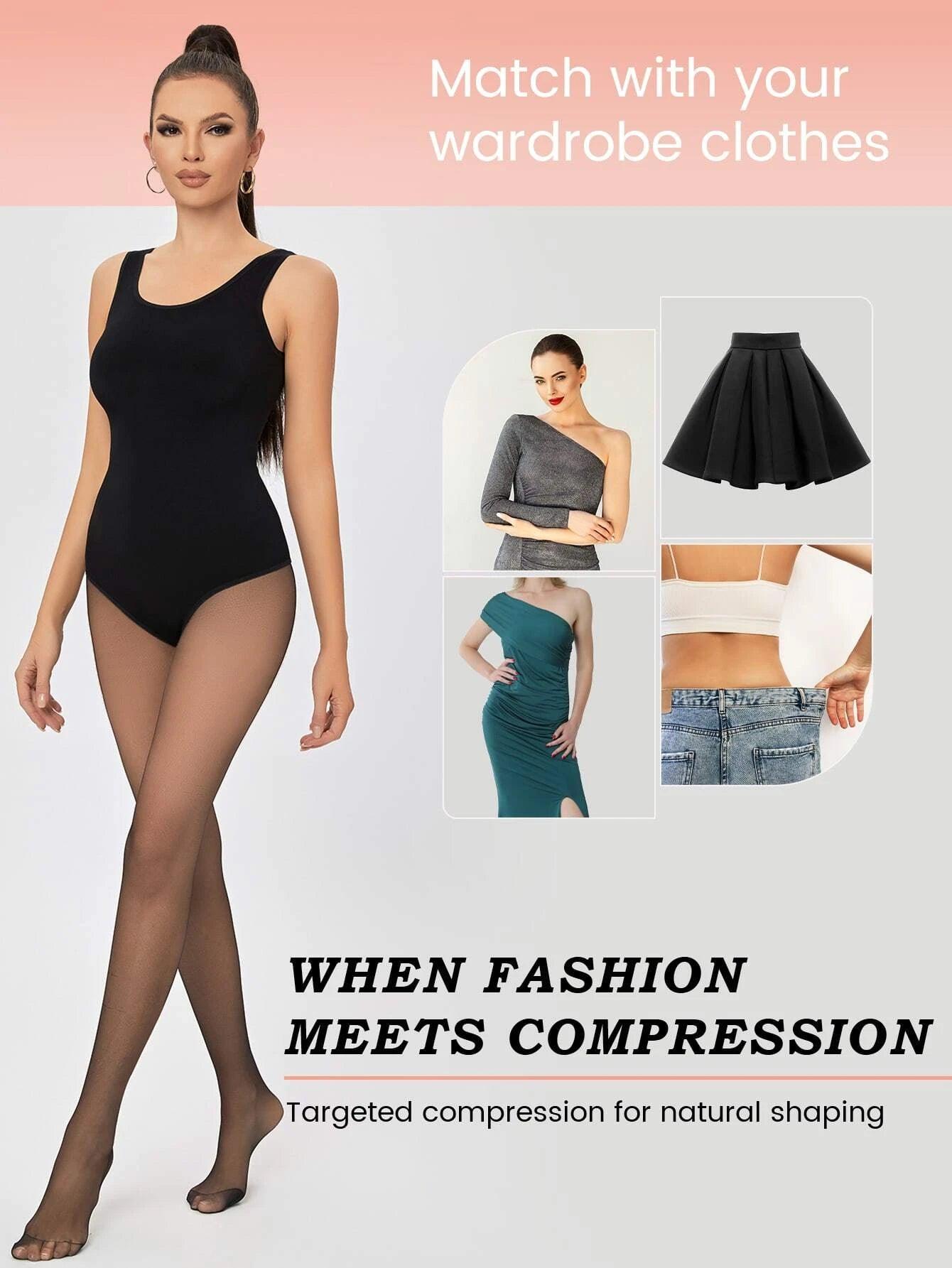 High Stretch Sleeveless Slim Fit Bodysuit-Comfy Jumpsuits