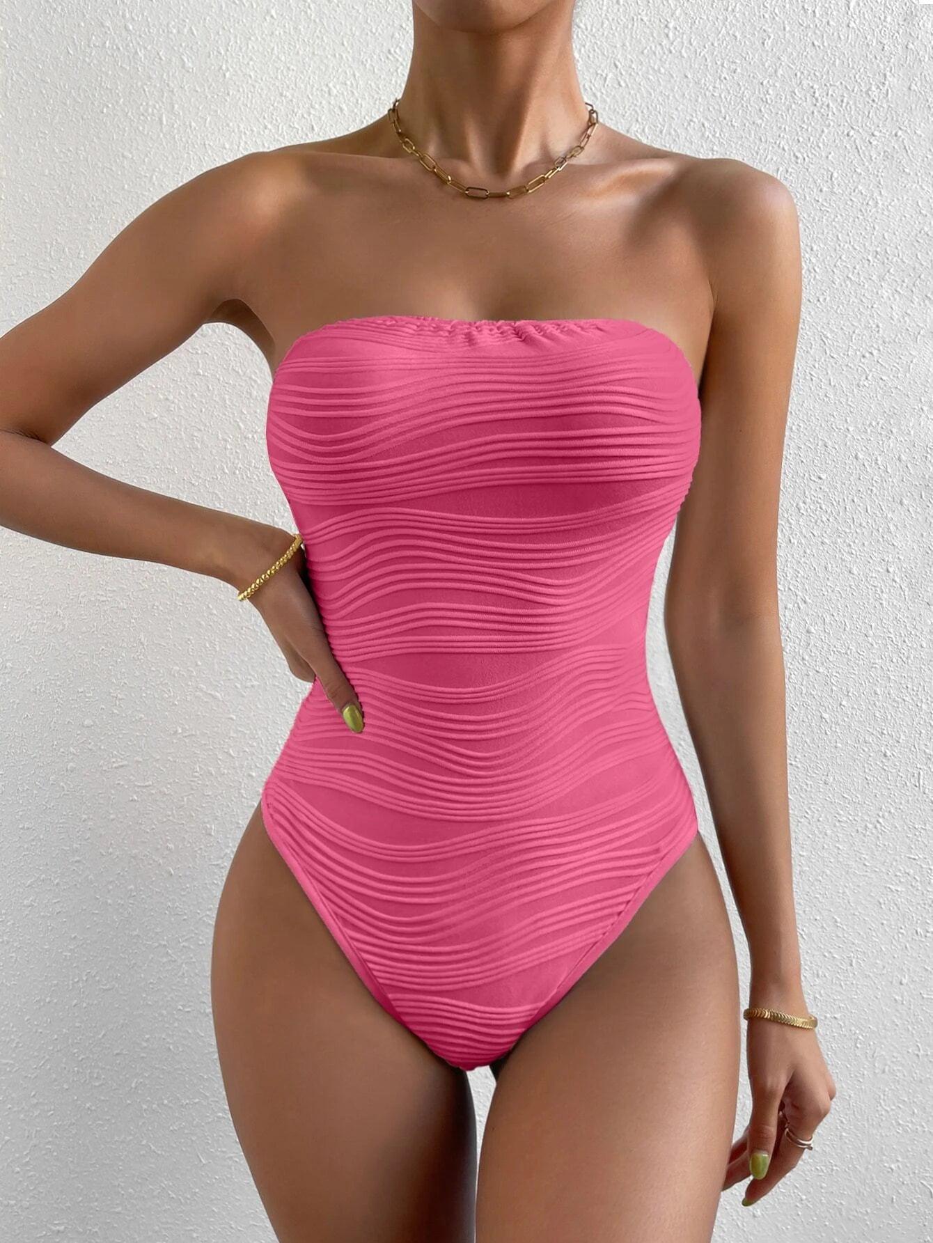 Strapless Neckline Bodysuit-Comfy Jumpsuits