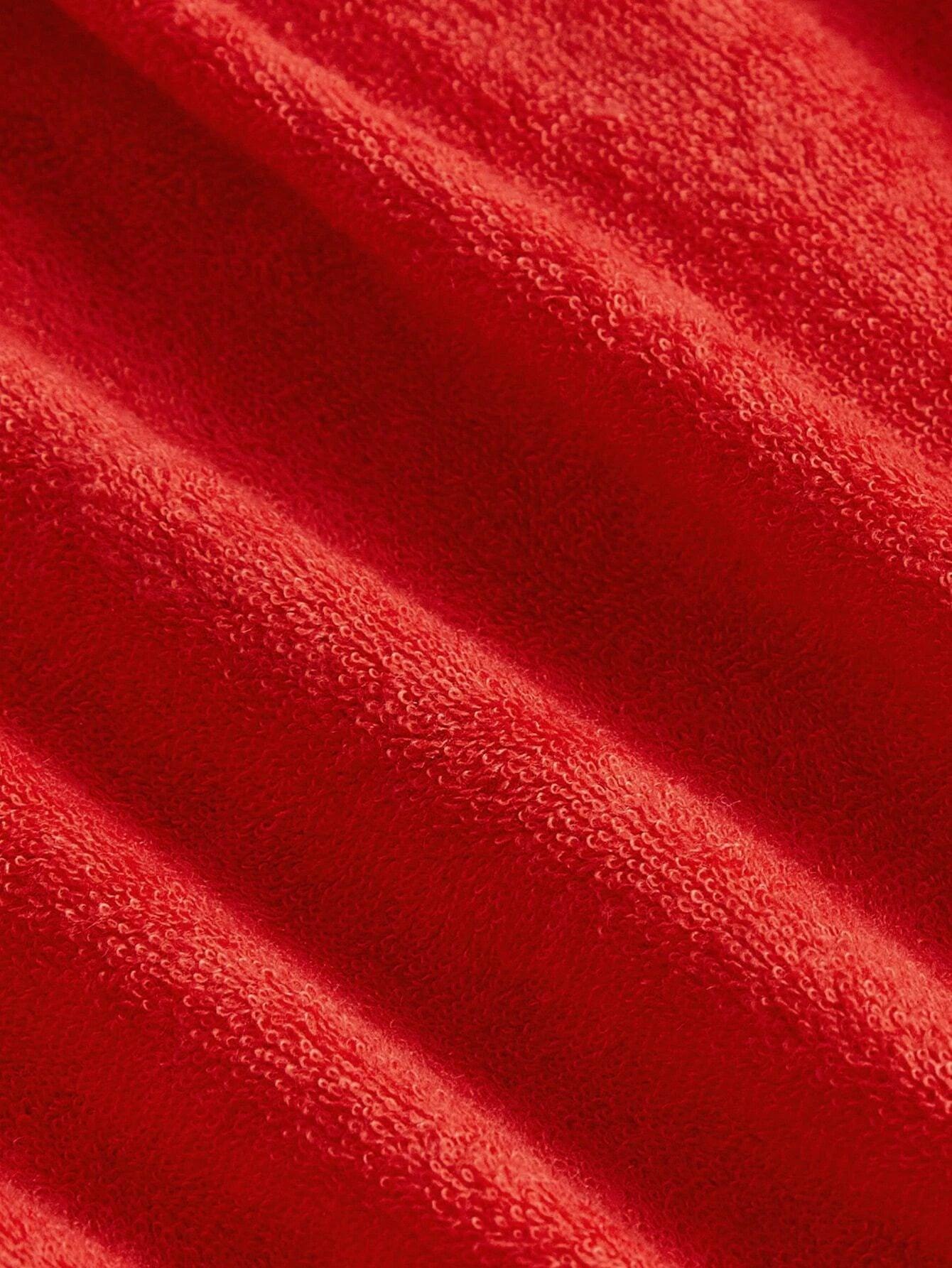 Letter Patched Drawstring Binding Tube Romper-Comfy Jumpsuits