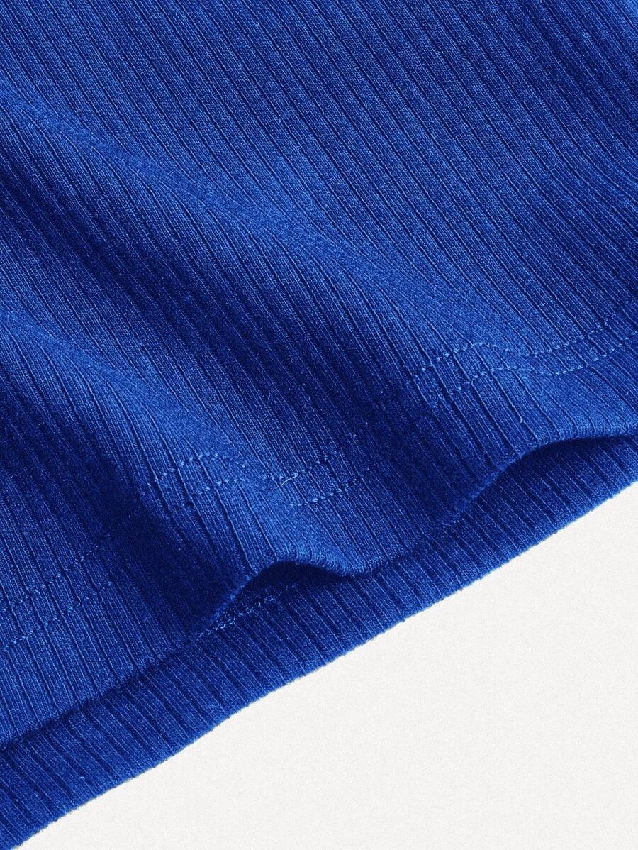 Cotton Solid V Neck Unitard Romper-Comfy Jumpsuits