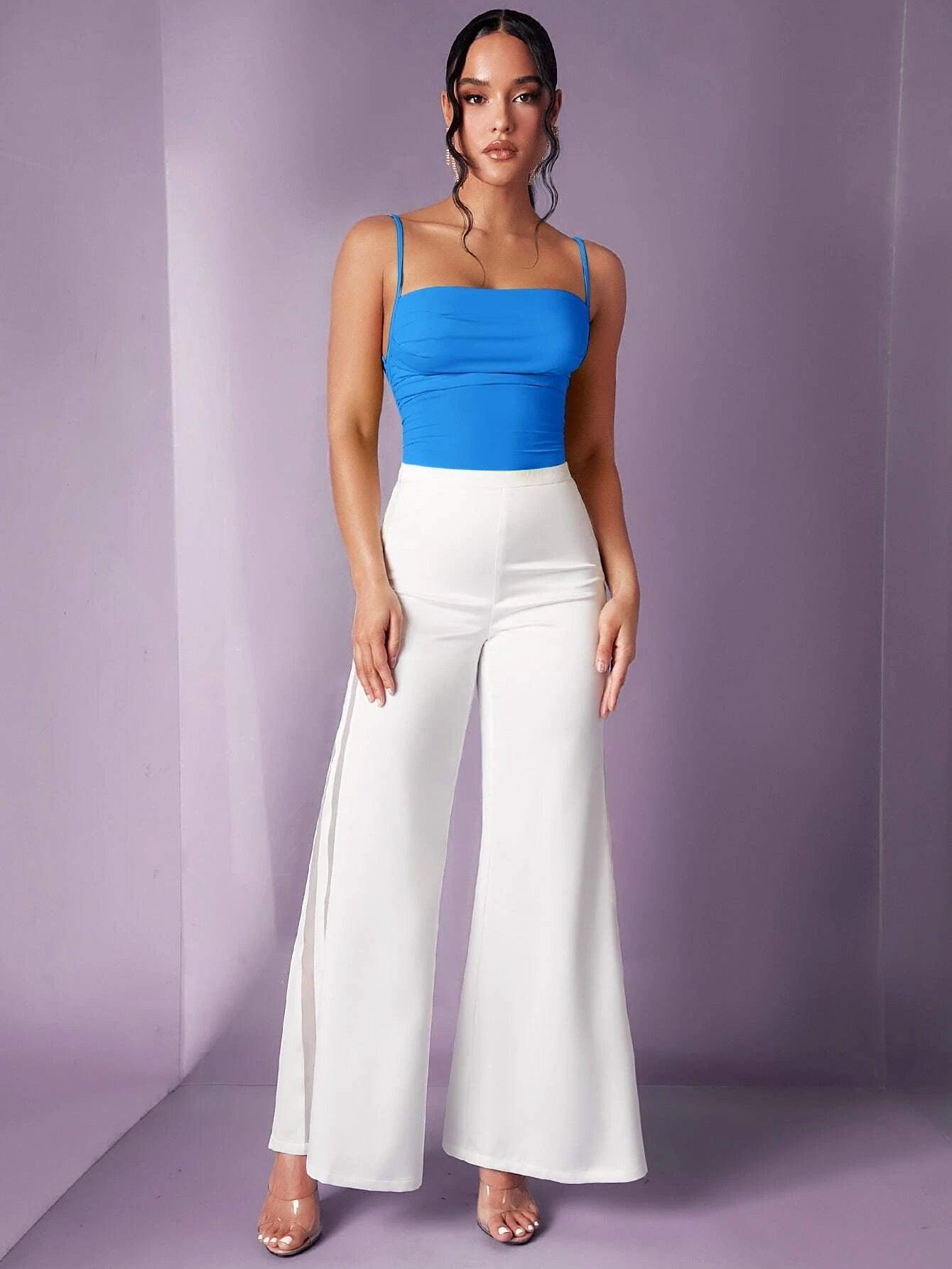 Backless Cami Bodysuit-Comfy Jumpsuits