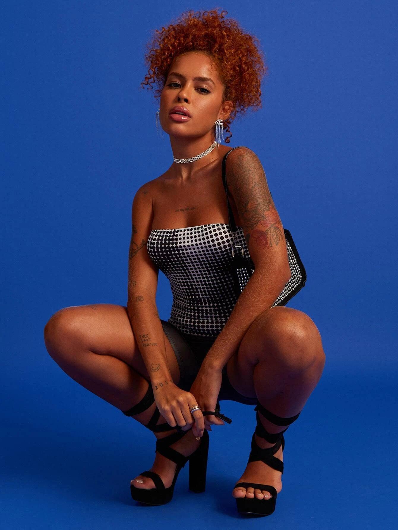 Polka Dot Printed Romper-Comfy Jumpsuits