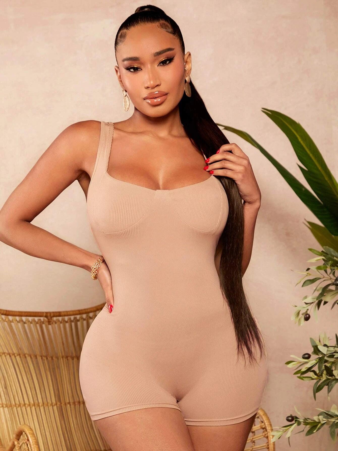 Sleeveless Unitard Romper-Comfy Jumpsuits