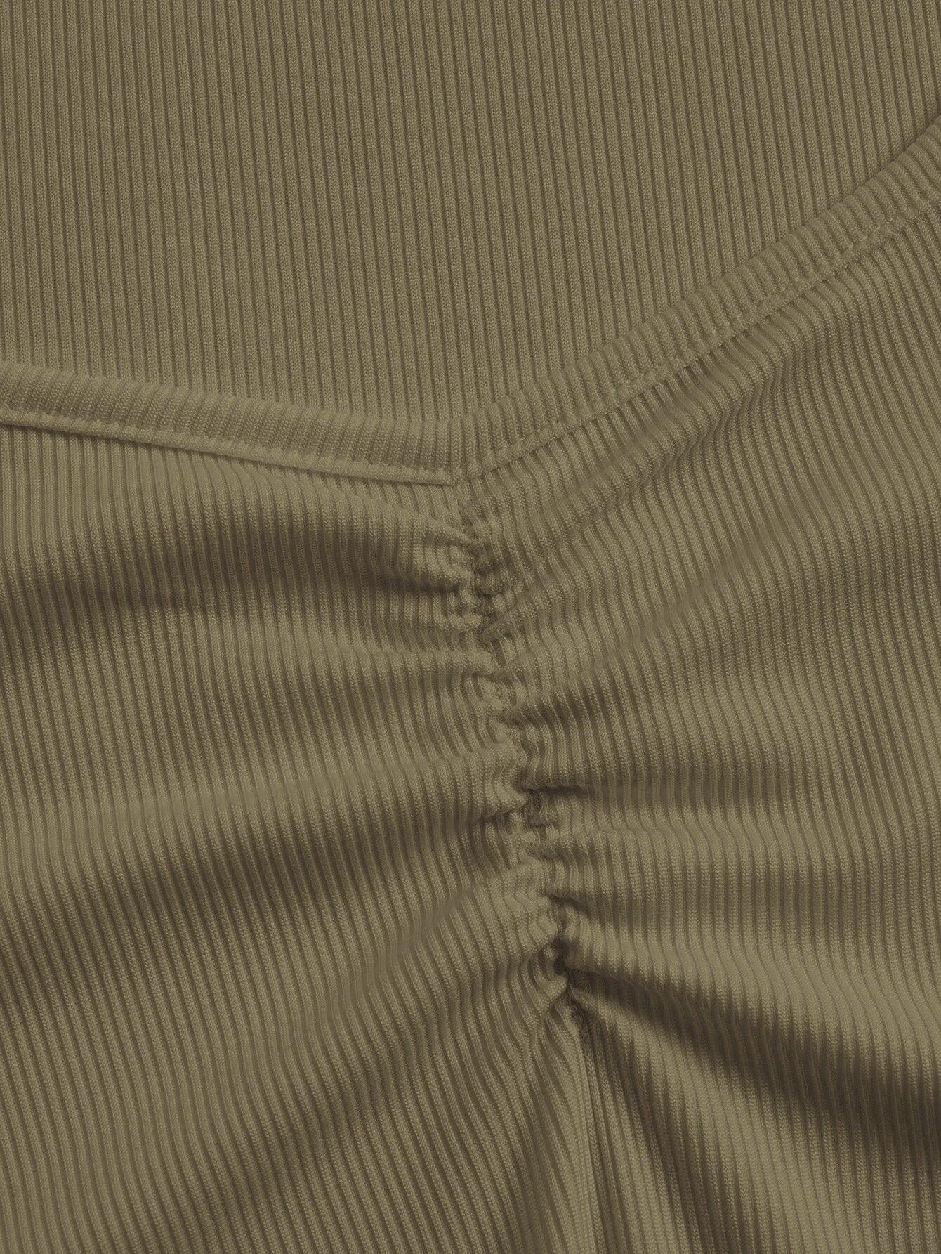 Solid Colored Slim Fit Bodysuit-Comfy Jumpsuits