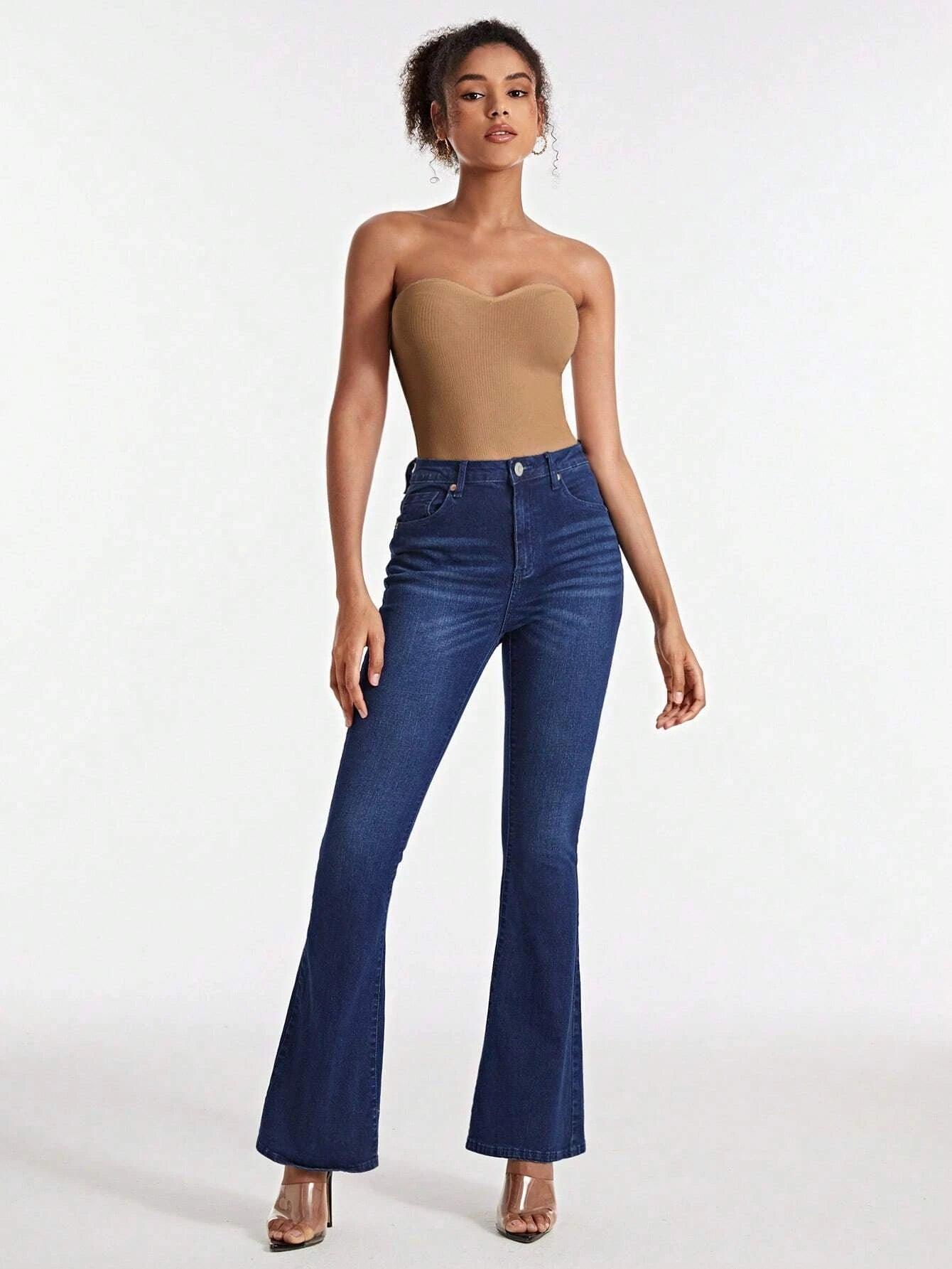 Solid Colored Tube Bodysuit-Comfy Jumpsuits