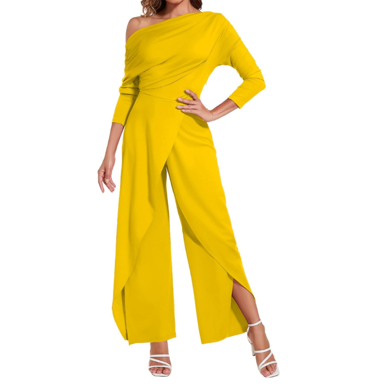 Long Sleeves Wide Length Jumpsuits