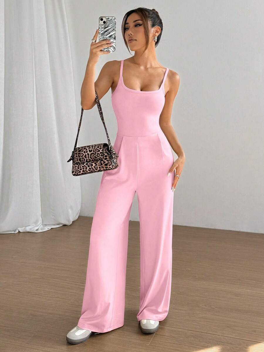 Refined Silhouette Jumpsuit For Elegant And Versatile One Piece