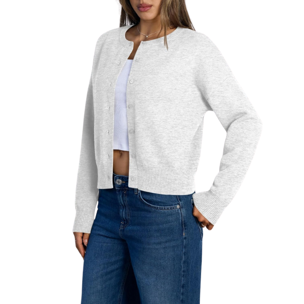 Cropped Cardigan Sweaters for Women Lightweight Y2k Fall Outfits Spring Fashion Clothes 2026