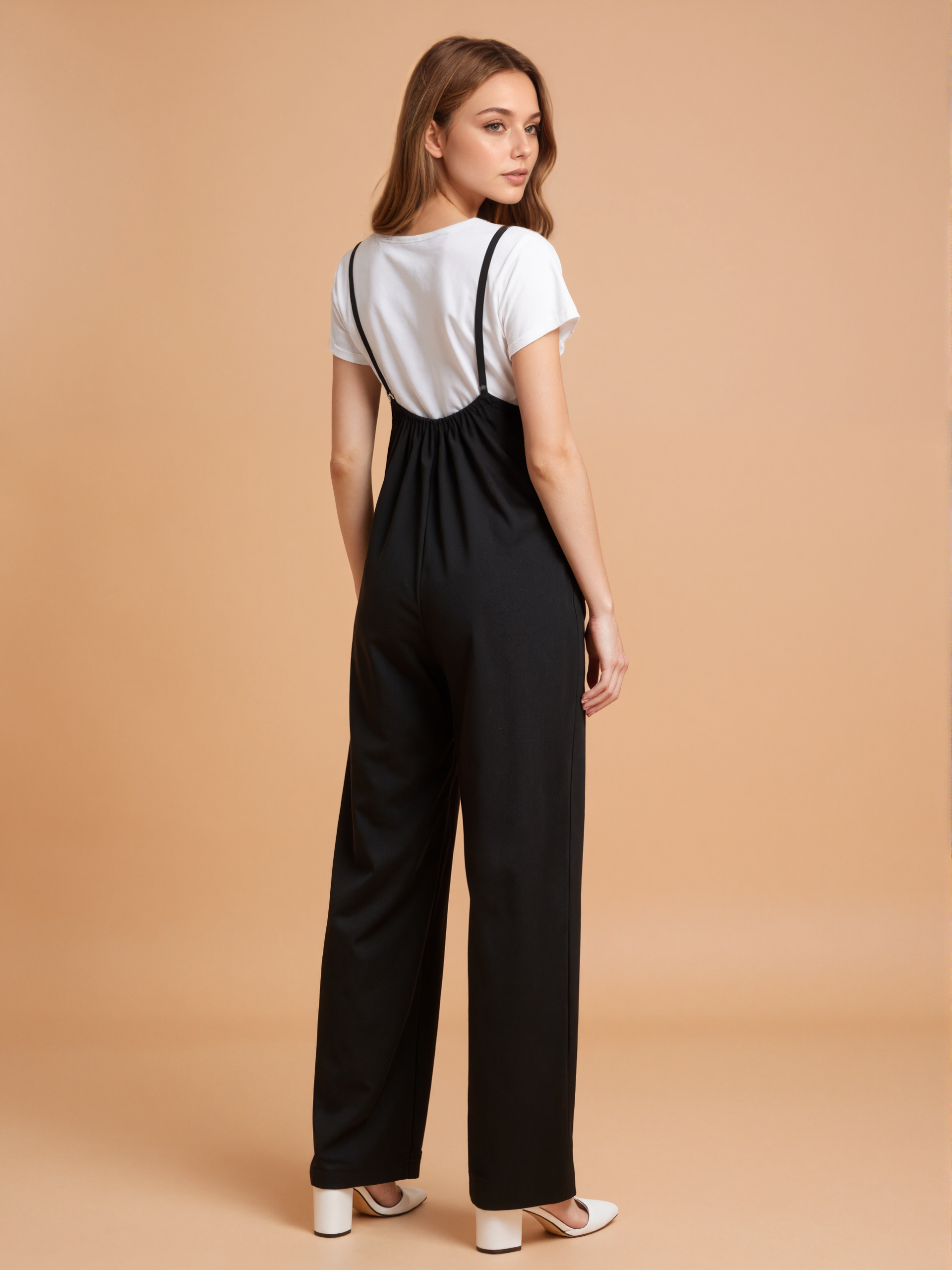 Sleeveless Cami Jumpsuit With Hidden Pockets
