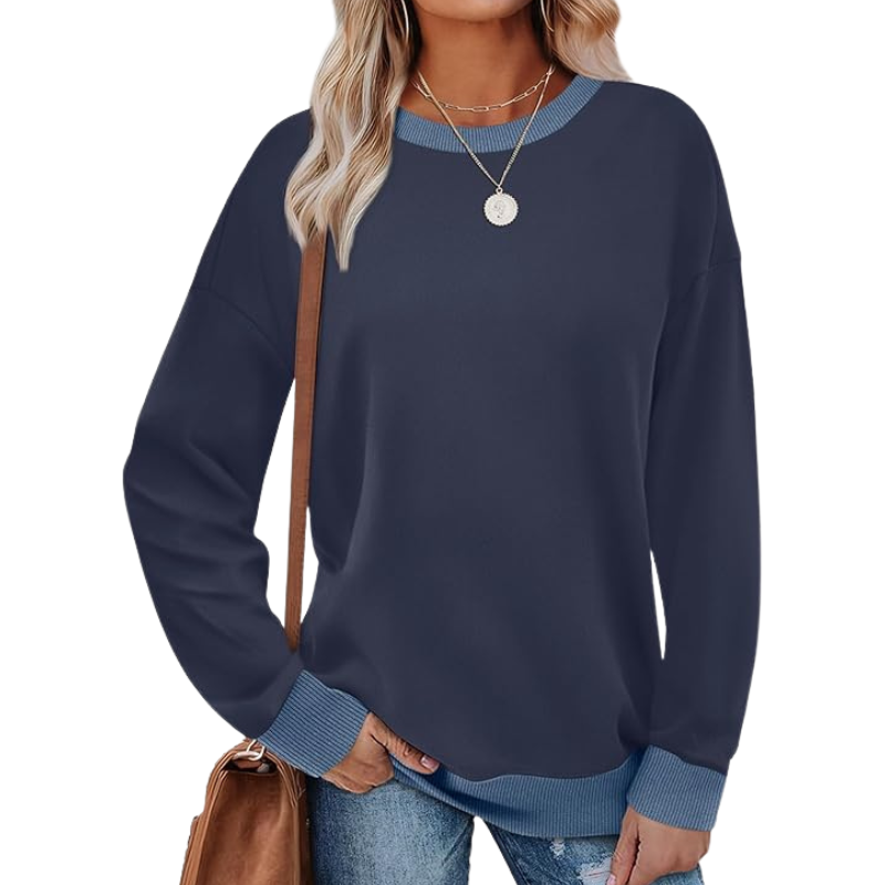 Sweatshirts For Women Crewneck Long Sleeve Loose Fit Tops