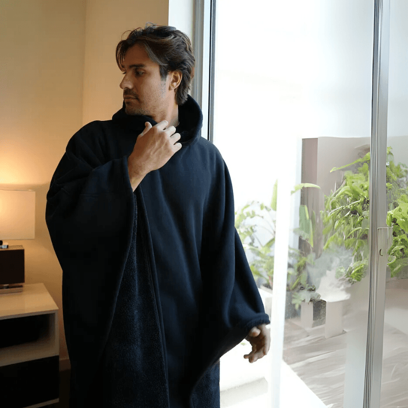 Plush Oversized Hooded Blanket Cloak