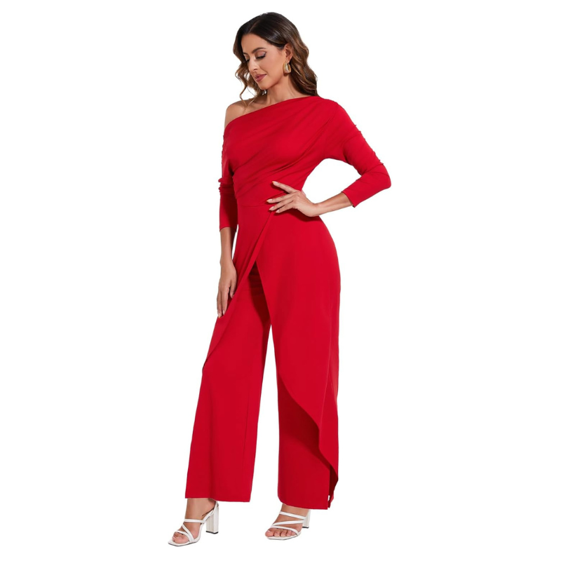 Long Sleeves Wide Length Jumpsuits