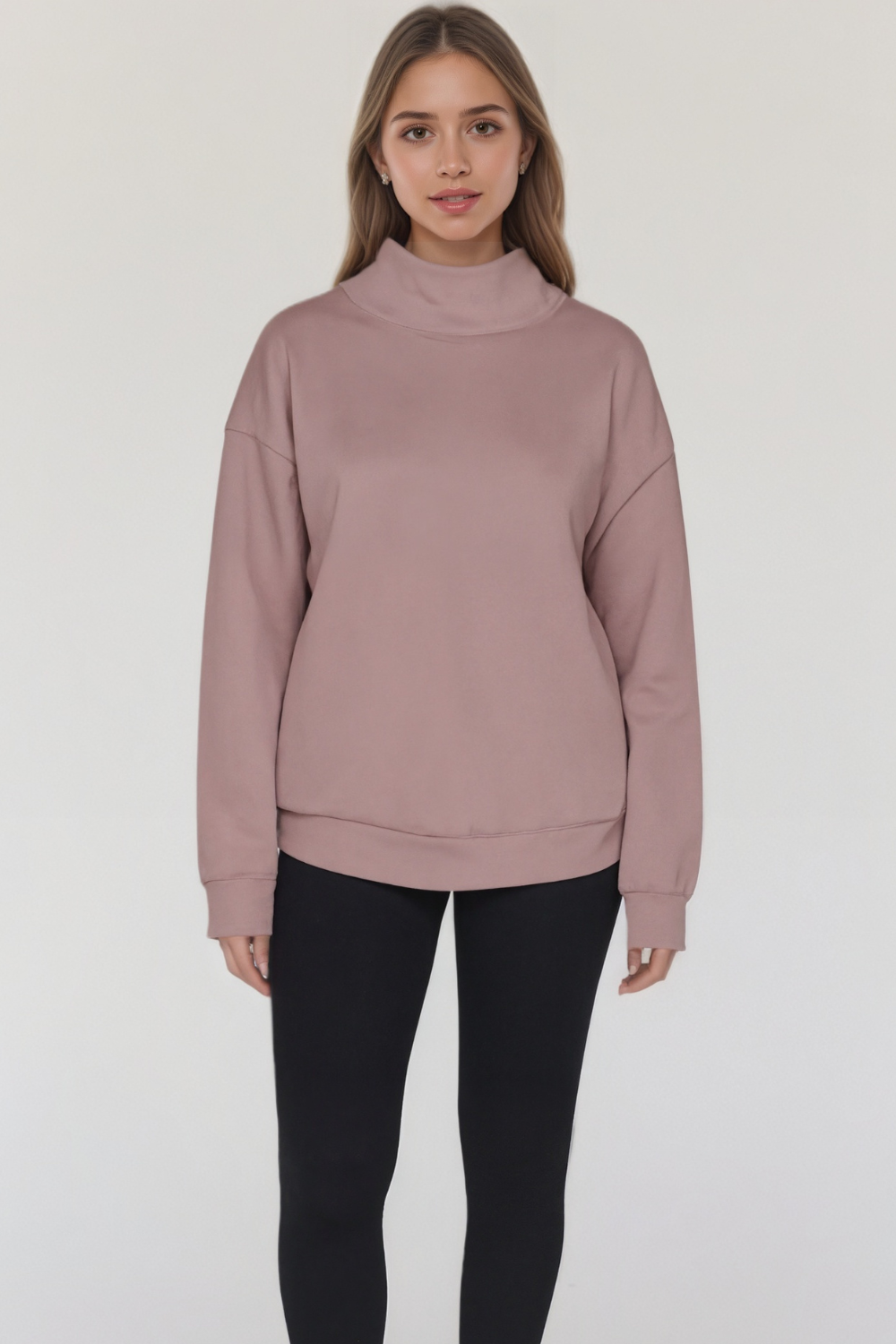 Oversized Long Sleeve Pullover Sweatshirt Hoodie