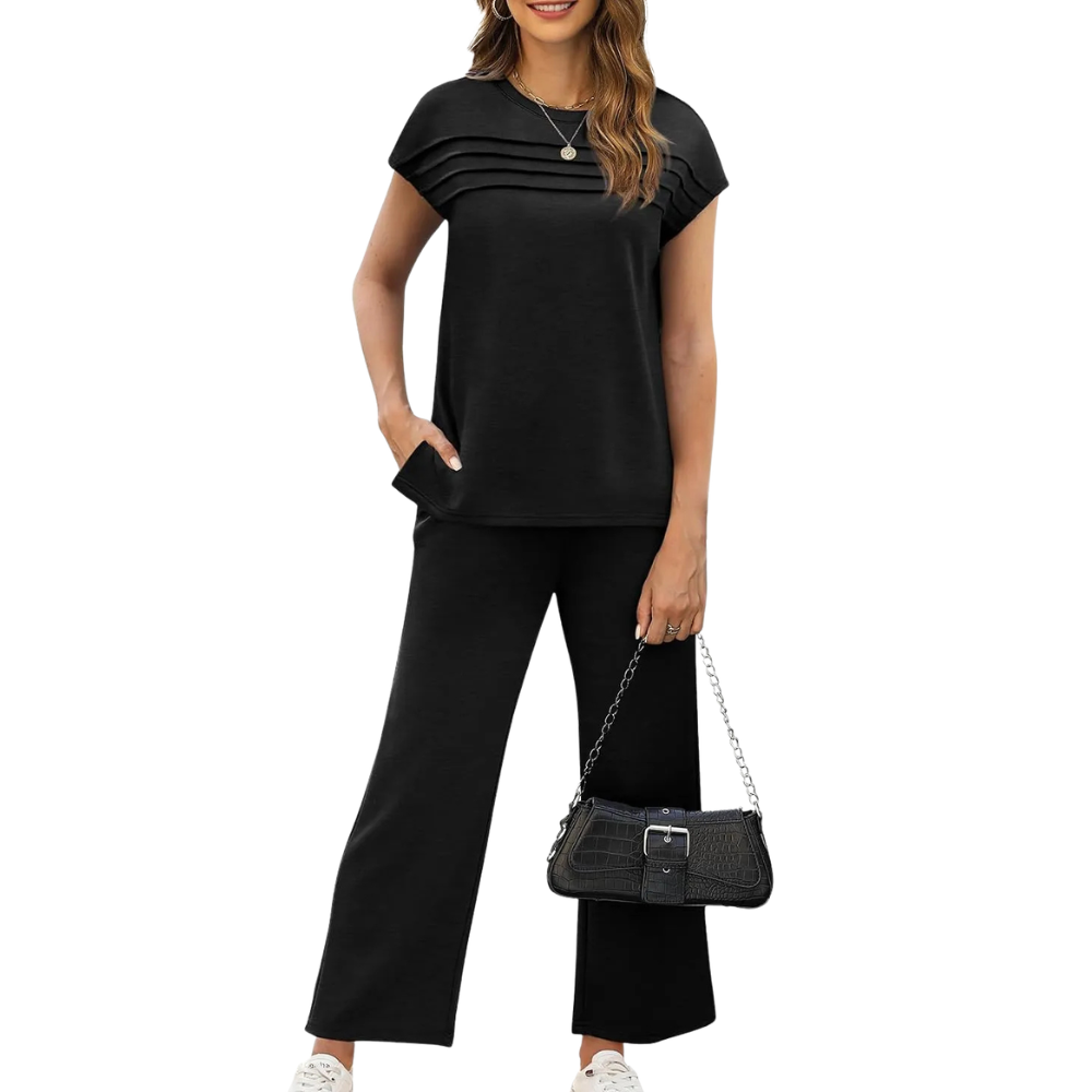 Womens Summer Spring Cap Sleeve Lounge Matching Sets