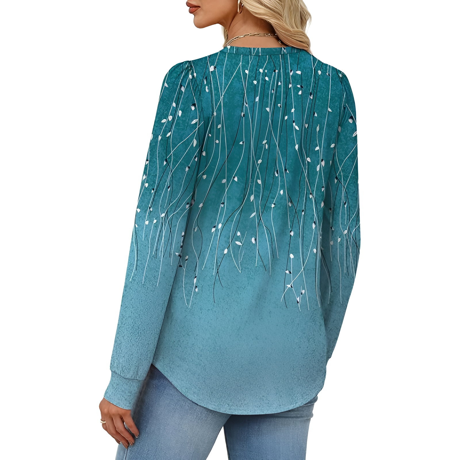 Long Sleeve Tunic Top For Fall Season