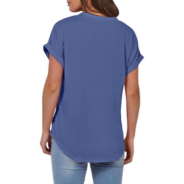 Womens Short Sleeve Henley Tops V Neck Dressy Casual Blouses Summer Trendy Tee Shirts 2026 Vacation Fashion Clothes