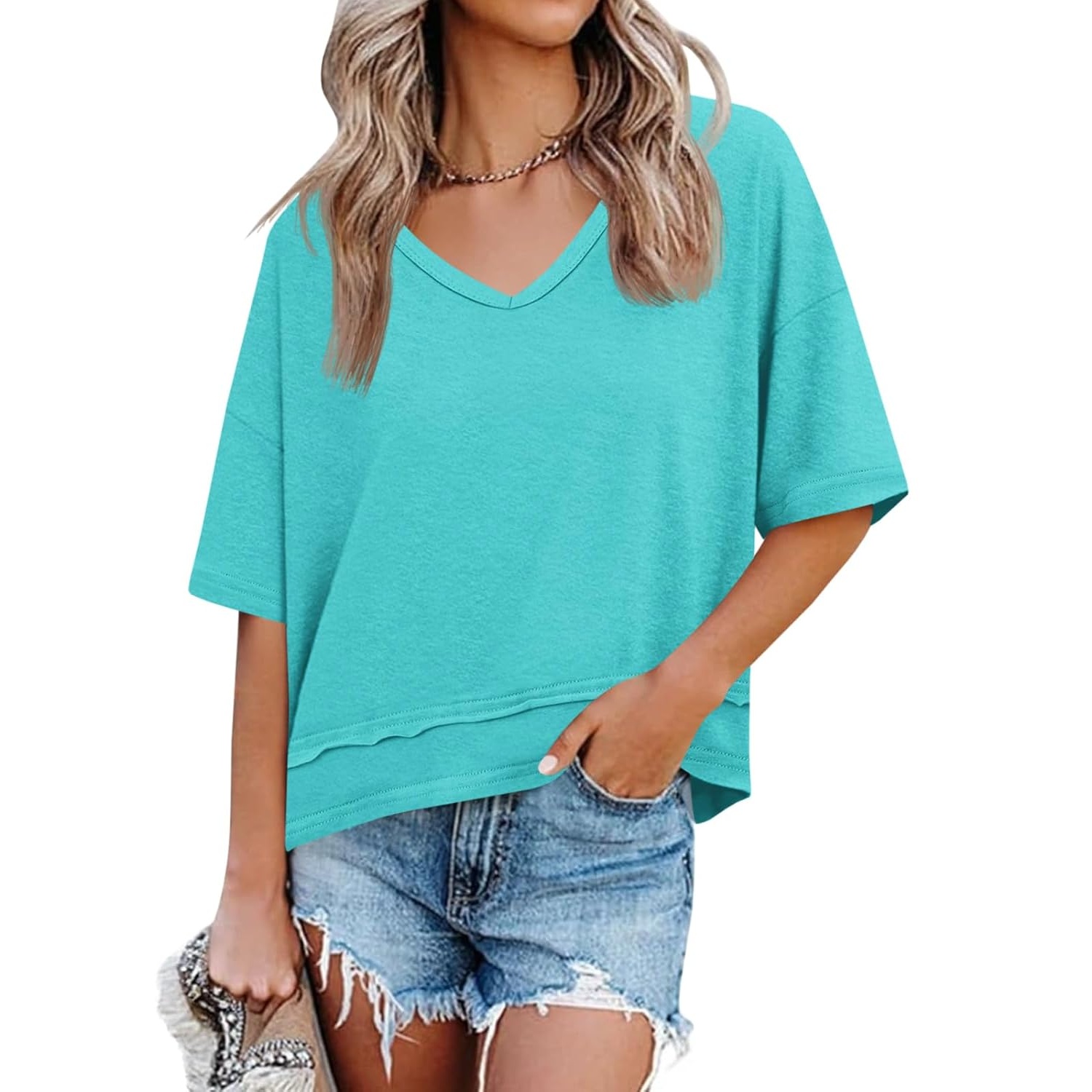 Casual Short Sleeve Tops For Women