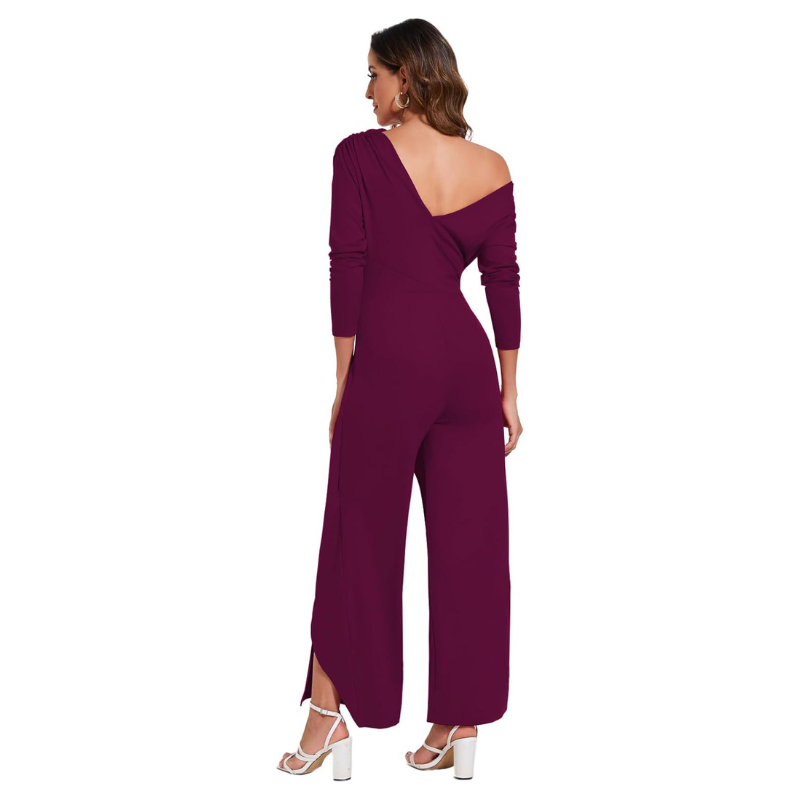 Long Sleeves Wide Length Jumpsuits
