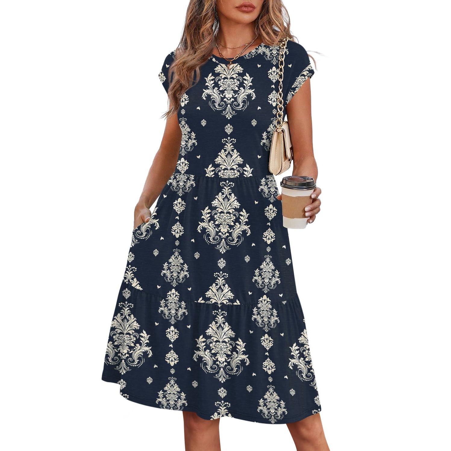 Summer Vacation Floral Dress For Women
