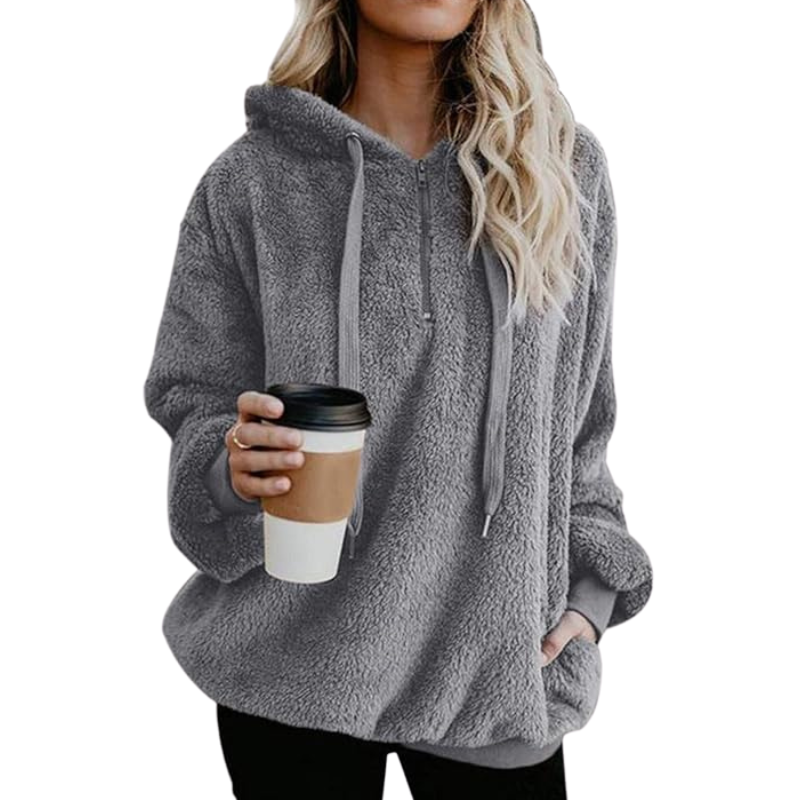 Century Star Womens Fuzzy Hoodies Pullover Sport Hoodie
