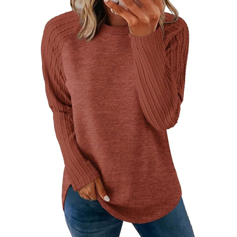 Sweatshirt For Women Long Sleeve Shirts Crewneck Sweaters Fall Fashion Outfits