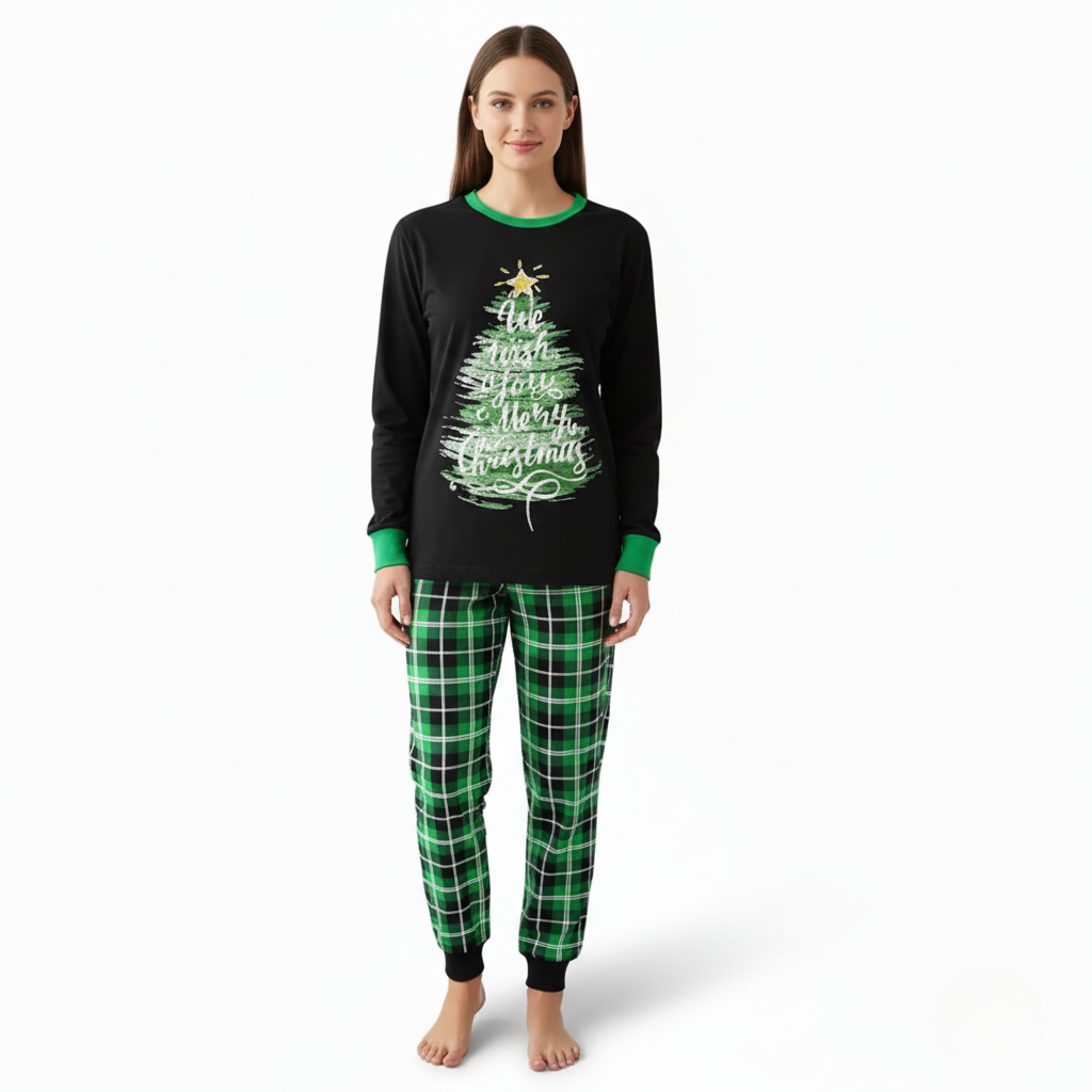 Christmas Tree All Over Print Matching Family Pajama Set